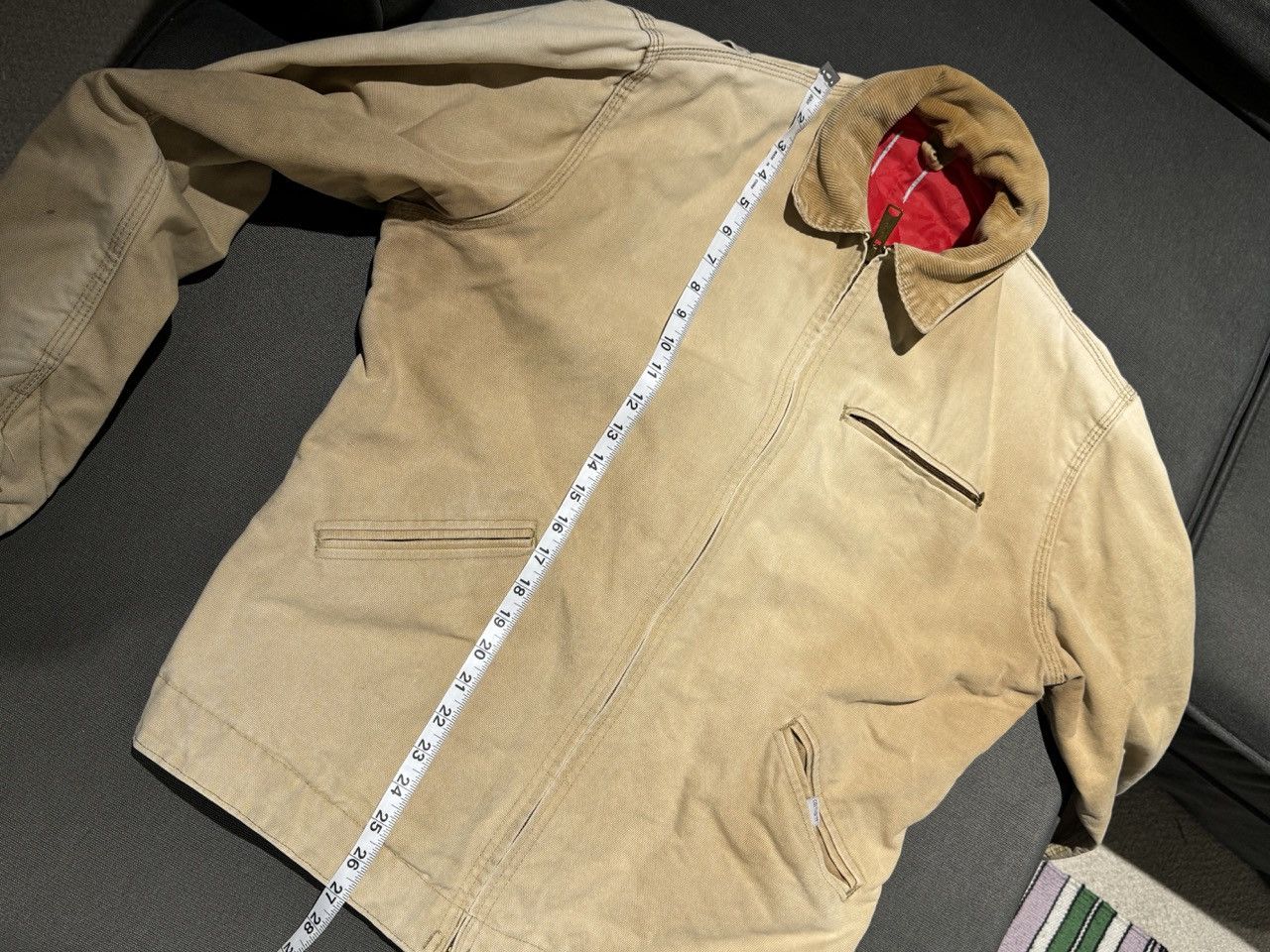 Carhartt Made in USA 6QLJ Detroit Jacket Size US XL / EU 56 / 4 - 14 Thumbnail