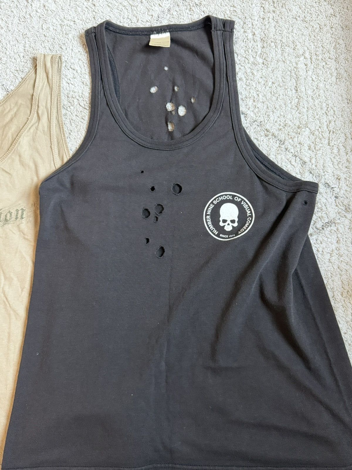 Number (N)ine number nine ss08 “birds” tank | Grailed