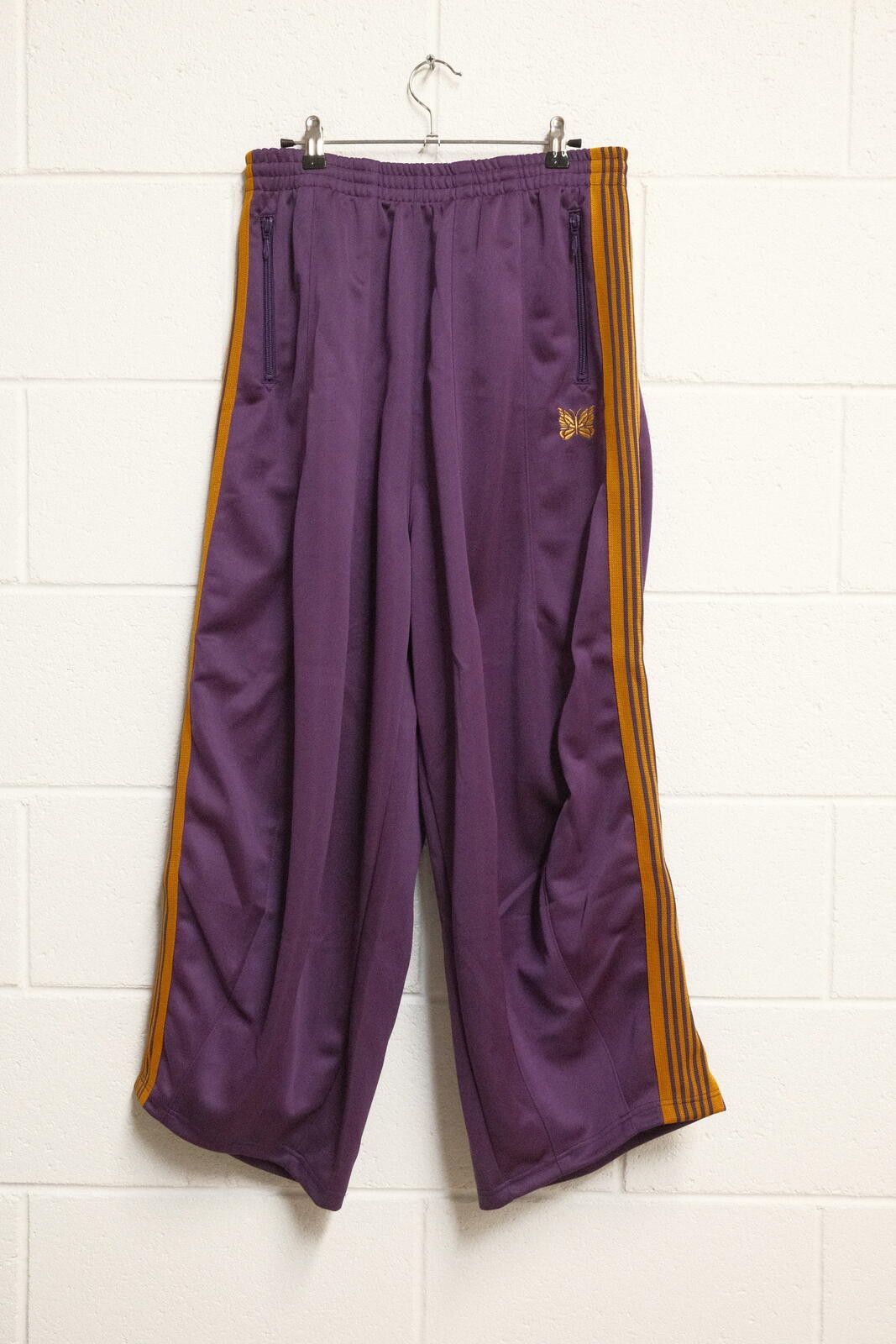 Needles Needles H.D. Track Pants - Plum + Brown Size US 30 / EU 46 - 1 Thumbnail