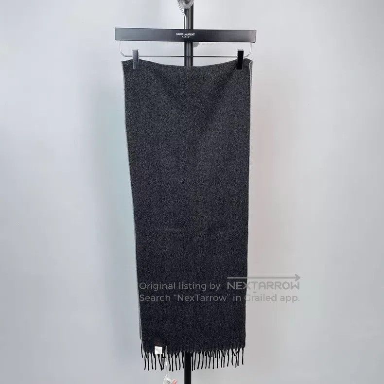 Louis Vuitton Louis Vuitton Black and grey gradient full-print cashmere Size ONE SIZE - 2 Thumbnail
