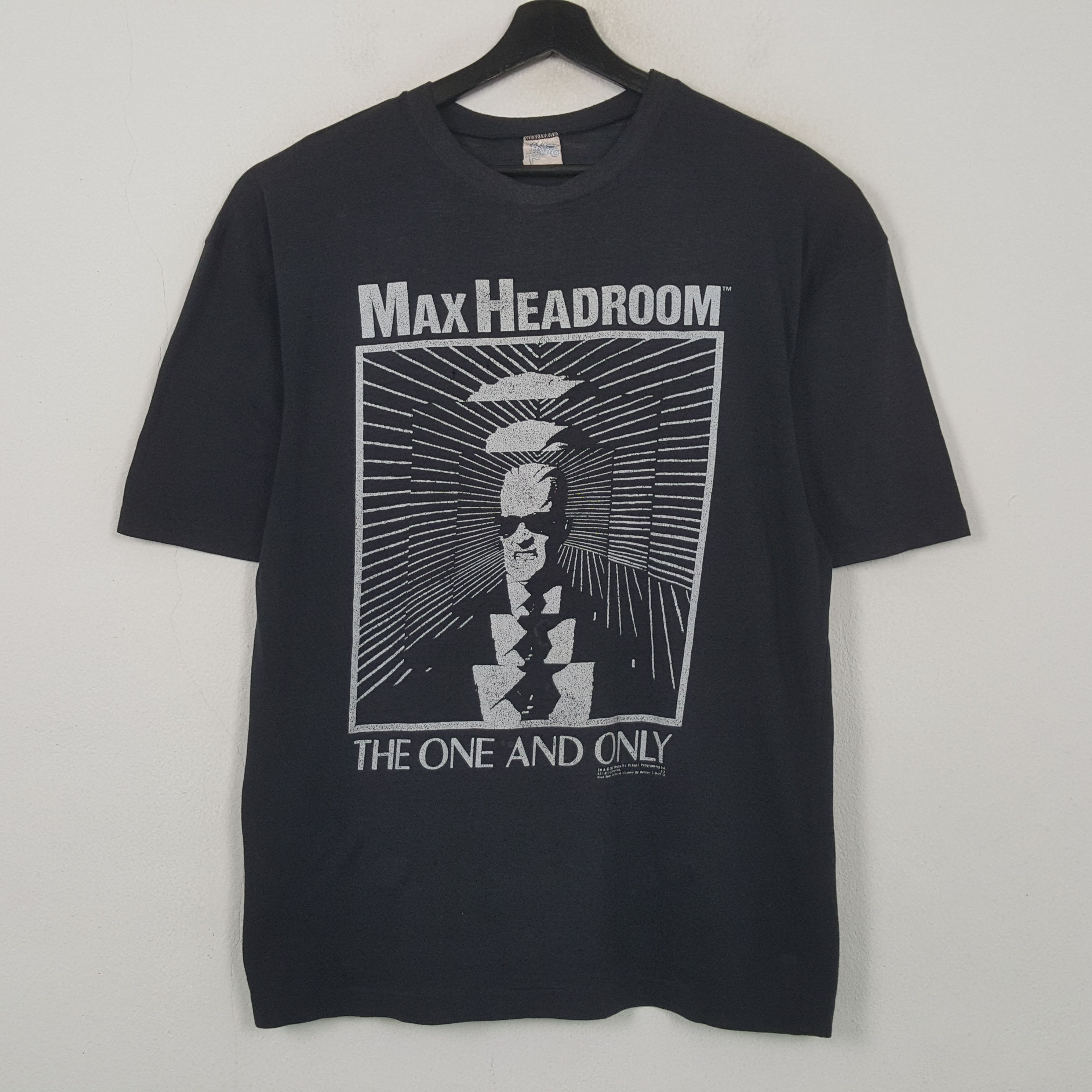 Vintage Max Headroom TV Series Vintage Tshirt RR7 Size US L / EU 52-54 / 3 - 1 Thumbnail