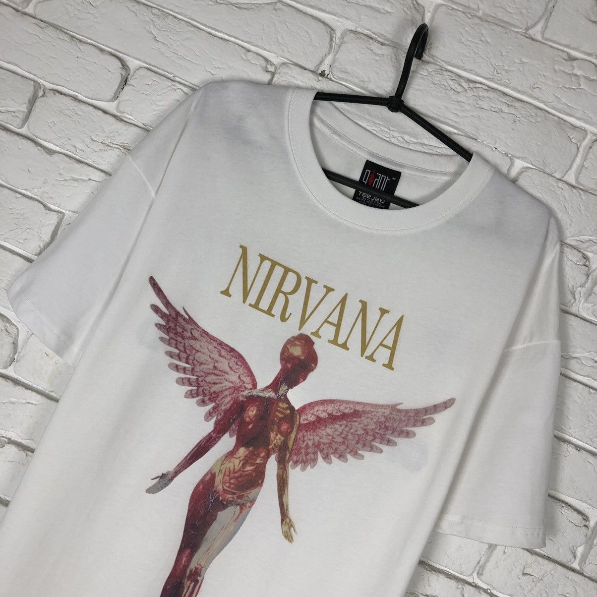 Band Tees Nirvana In Utero 90’s Reprint not vintage tee t shirt Size US L / EU 52-54 / 3 - 2 Thumbnail