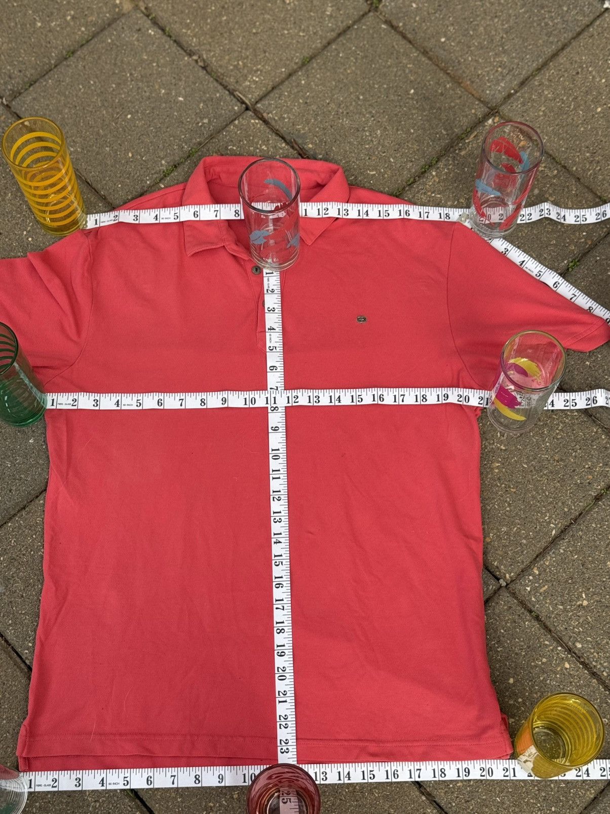 Diesel Vintage Diesel Pink Polo Shirt Size US XL / EU 56 / 4 - 9 Thumbnail