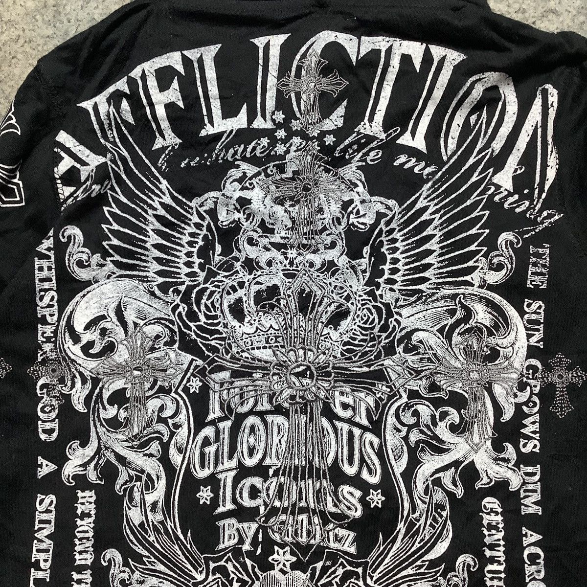 14th Addiction × KMRii × Seditionaries Vintage Bondage Style Glitz Affliction Japanese Brand Size US M / EU 48-50 / 2 - 16 Thumbnail