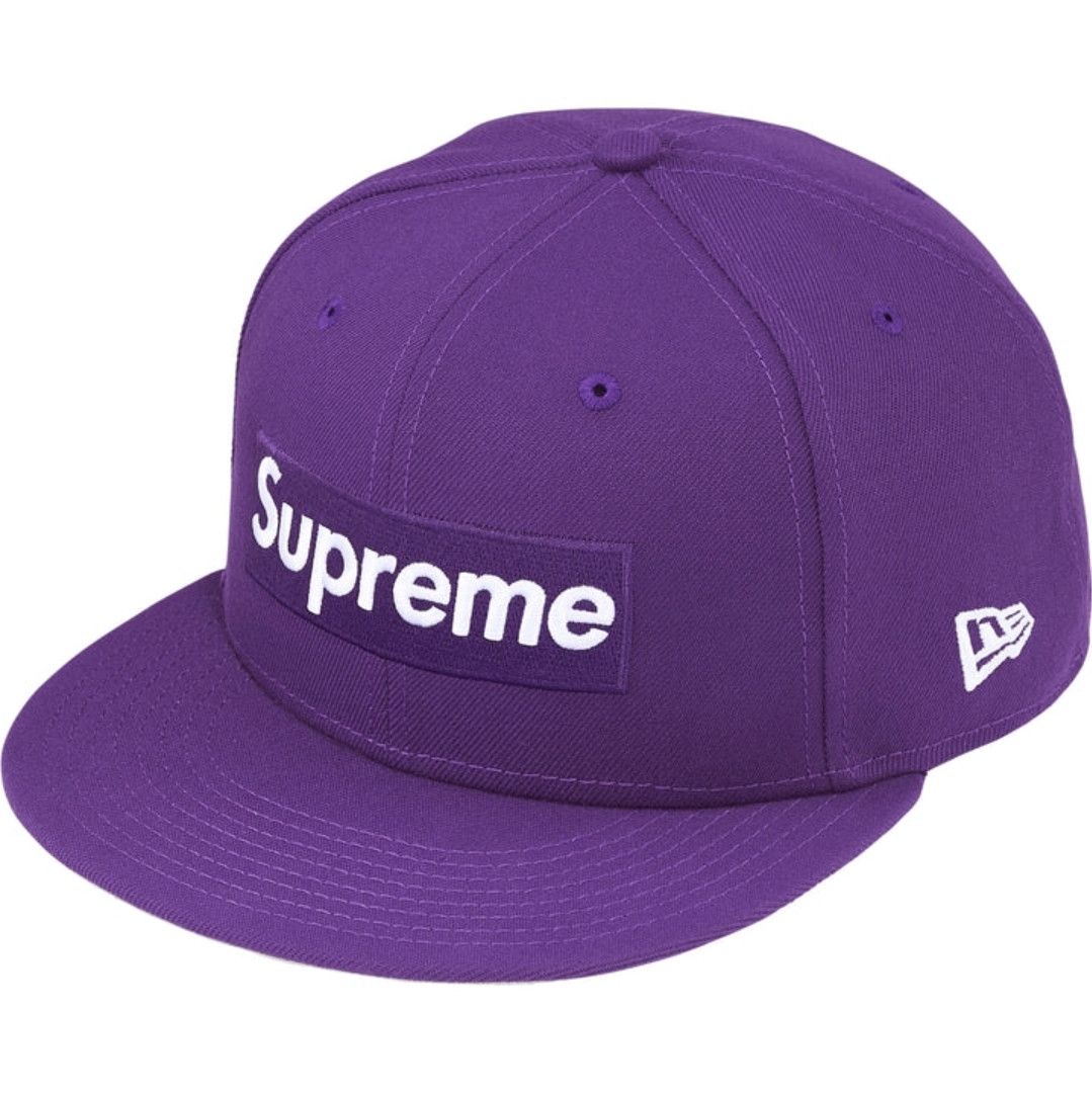 New Era × Supreme MLB Box Logo Fitted Hat - Purple - Houston Astros 7 3/4 Size ONE SIZE - 2 Thumbnail