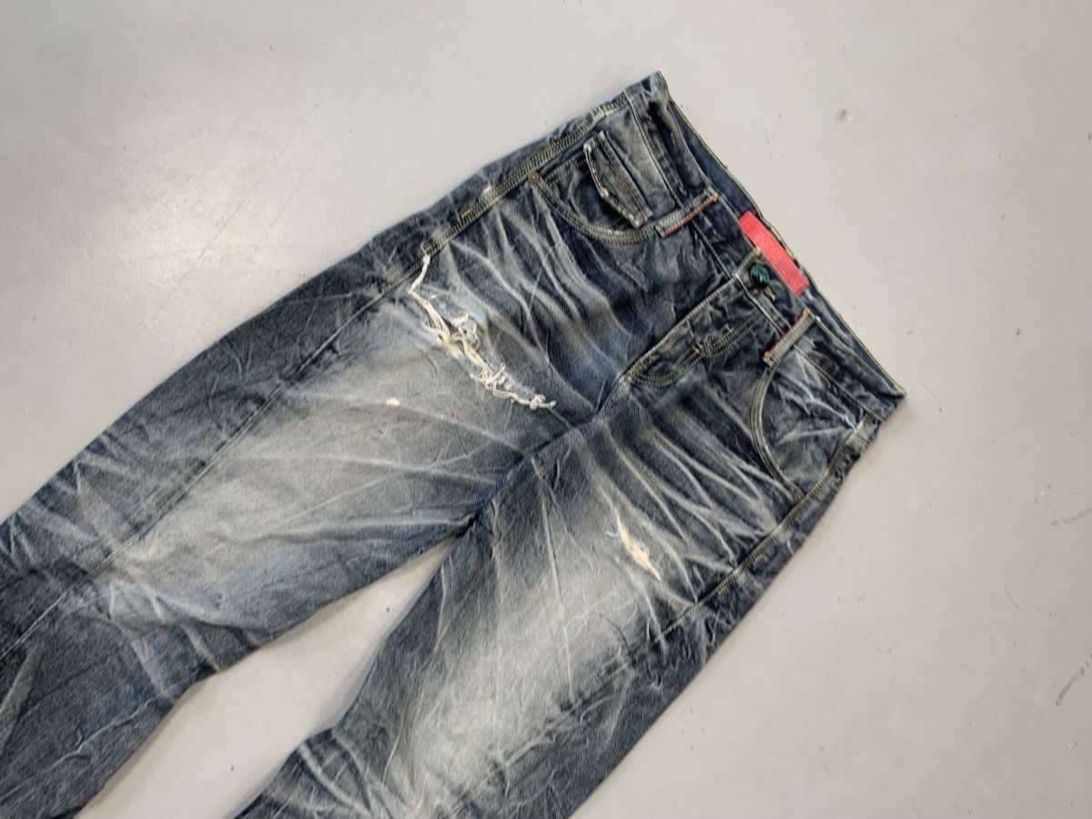 Japanese Brand Vintage Evisu inspired emboridered denim Size US 32 / EU 48 - 11 Thumbnail