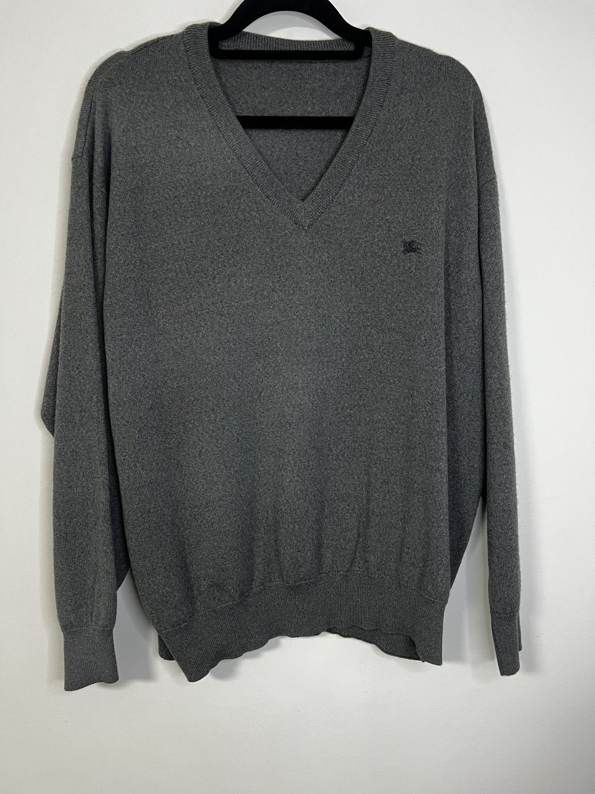 Burberry Grey wool jersey burberry sweater M Size US L / EU 52-54 / 3 - 1 Thumbnail
