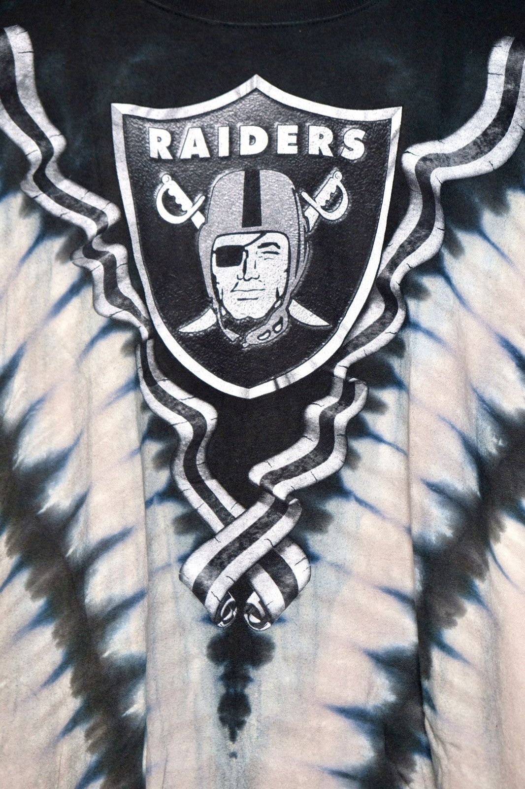 NFL × Vintage Retro Oakland Raiders NFL tie-dye t-shirt Size US XXL / EU 58 / 5 - 5 Thumbnail