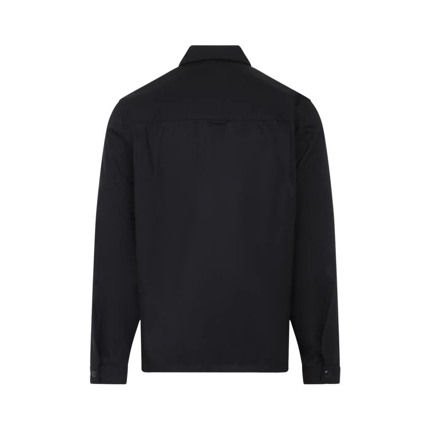 Prada PRADA Black Nylon Shirt New And Authentic (Men's size:L;) Size US L / EU 52-54 / 3 - 2 Thumbnail