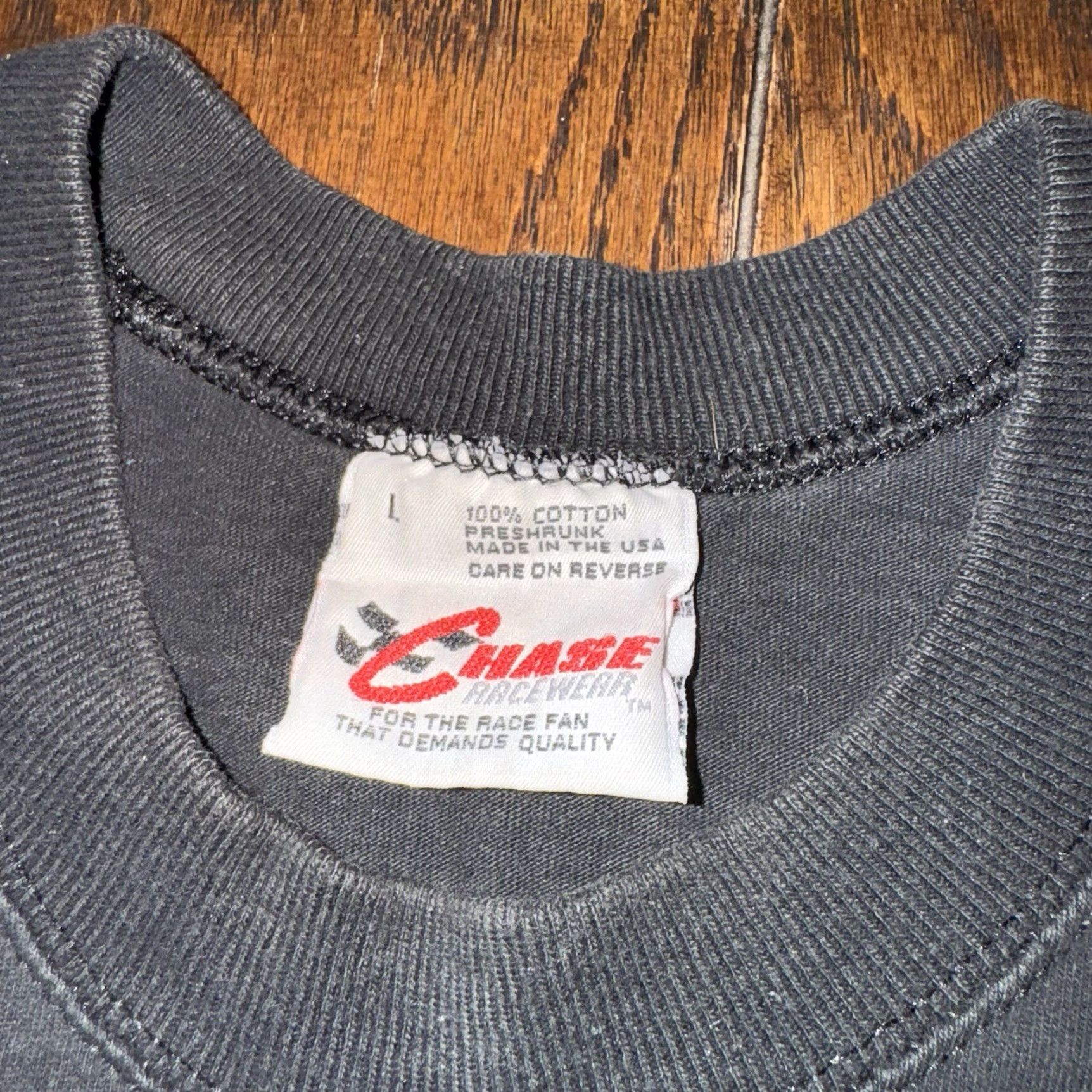 Chase Authentics VINTAGE Chase Authentics Nascar T-Shirt Mens Large AOP We Race For Beer 25 Yrs Rusty Wallace Black Size L Size US L / EU 52-54 / 3 - 6 Thumbnail