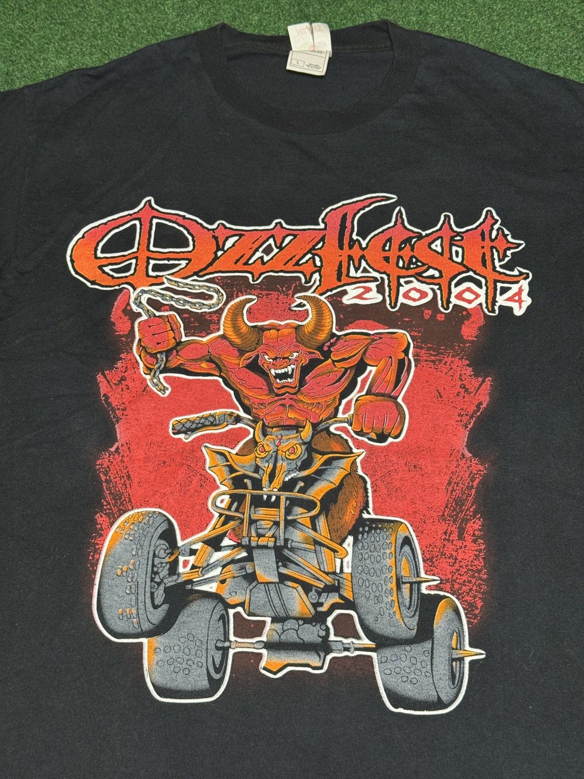 Band Tees × Vintage Vintage Ozz Fest 2004 Ozzy Black Sabbath Slipknot T Shirt Size US L / EU 52-54 / 3 - 2 Thumbnail