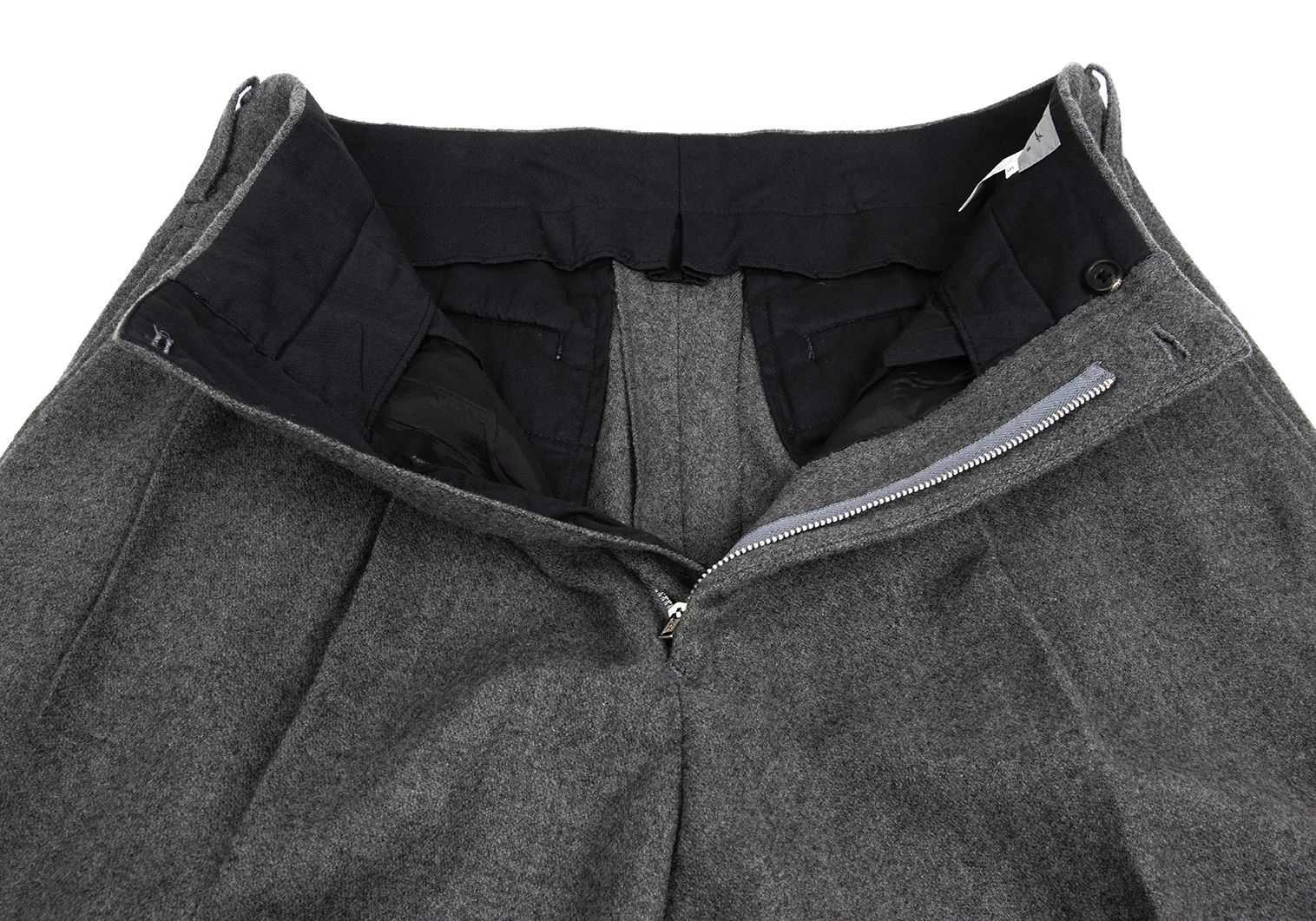 Yohji Yamamoto Yohji Yamamoto Felt Wool Tapered Pants Size US 36 / EU 52 - 7 Thumbnail