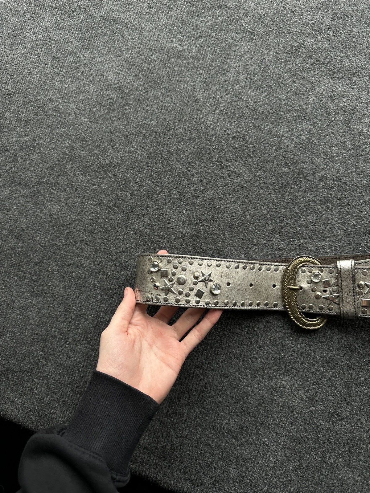 Other 🚨Vintage Crazy Metal Belt Drip Japanese Hype bb Simon Size ONE SIZE - 2 Thumbnail