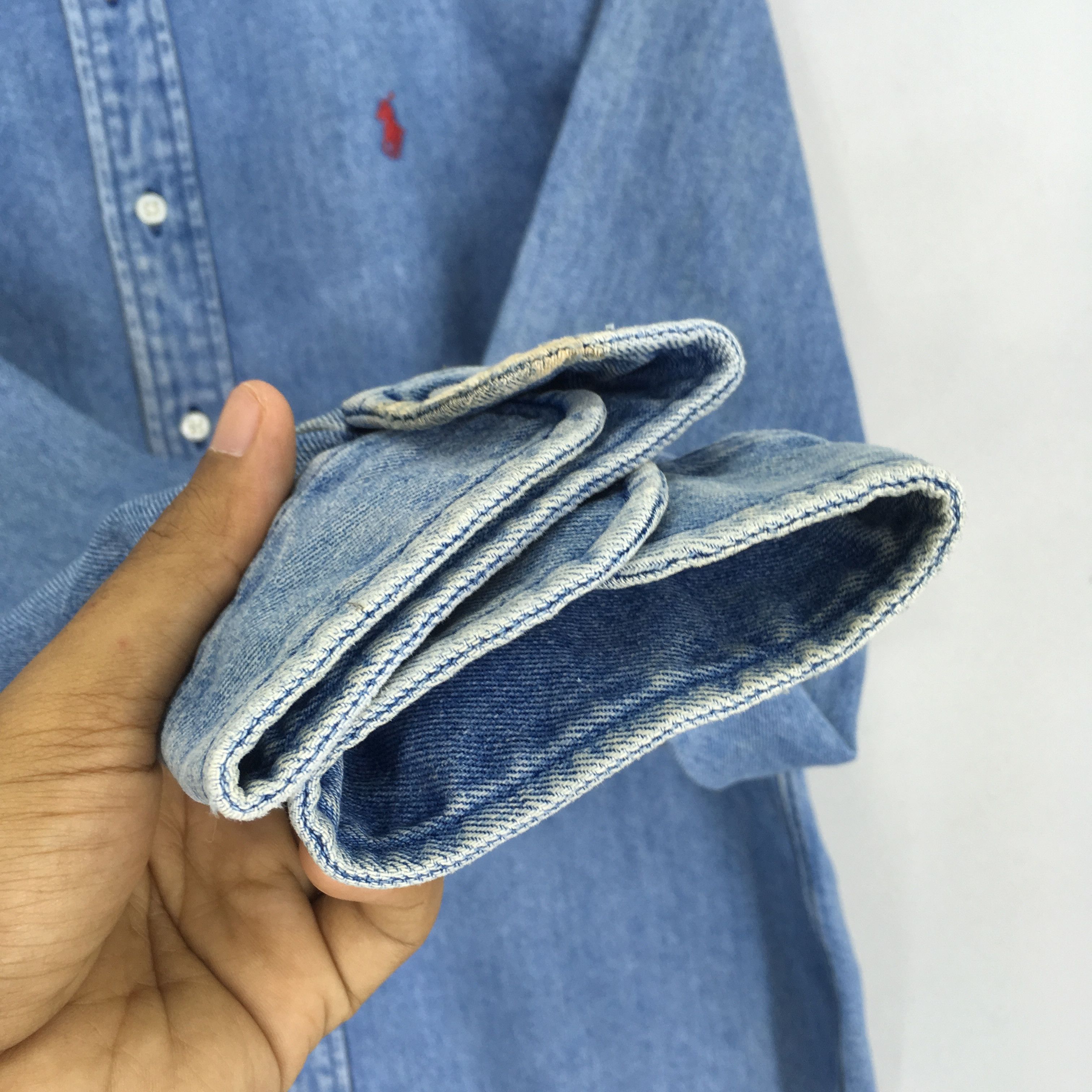 Polo Ralph Lauren vintage oxford button down polo ralph lauren - 1661 Size US L / EU 52-54 / 3 - 9 Thumbnail