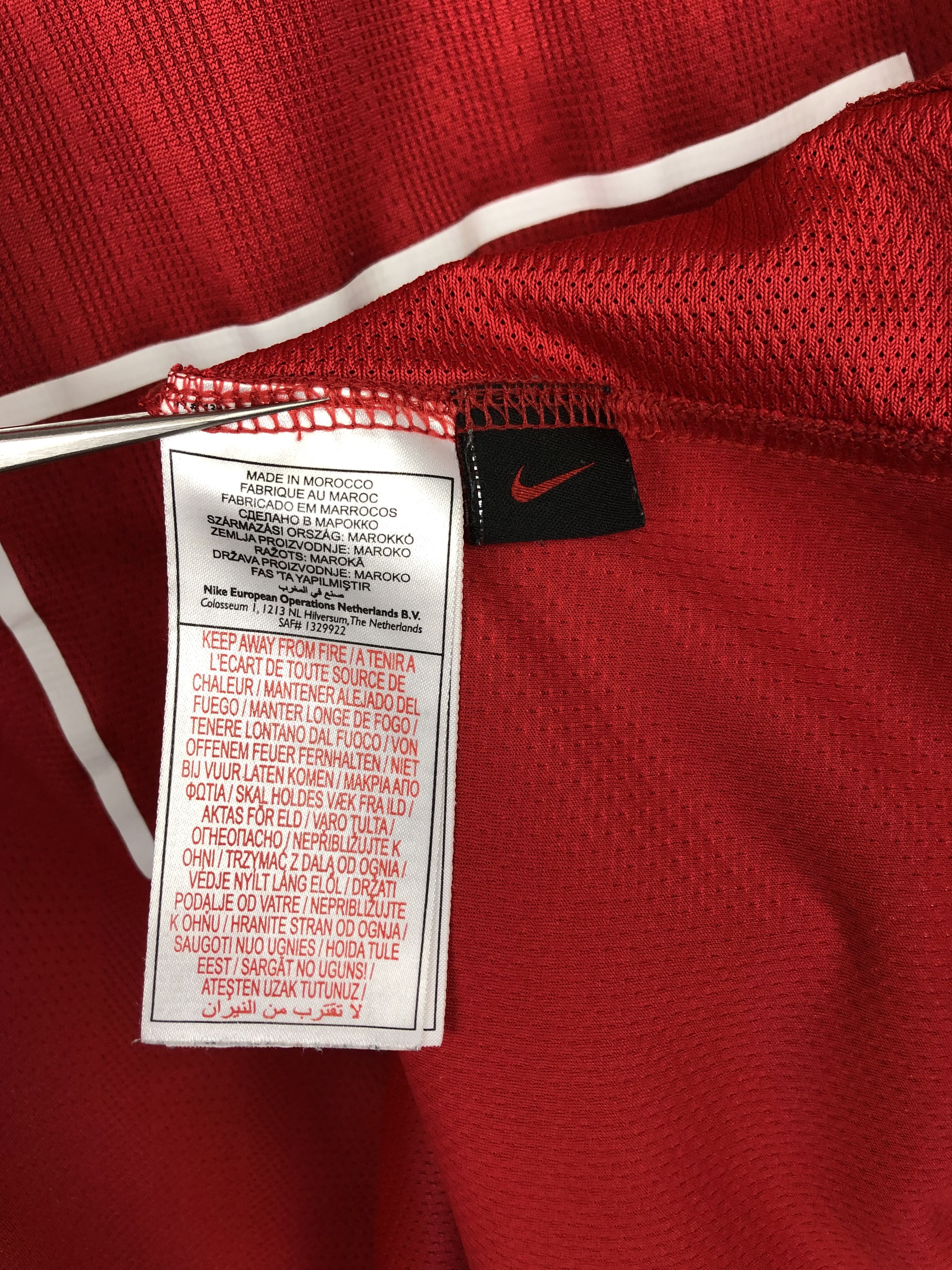 Nike Manchester United football shirt 2007 Soccer Nike Jersey Size US L / EU 52-54 / 3 - 6 Thumbnail