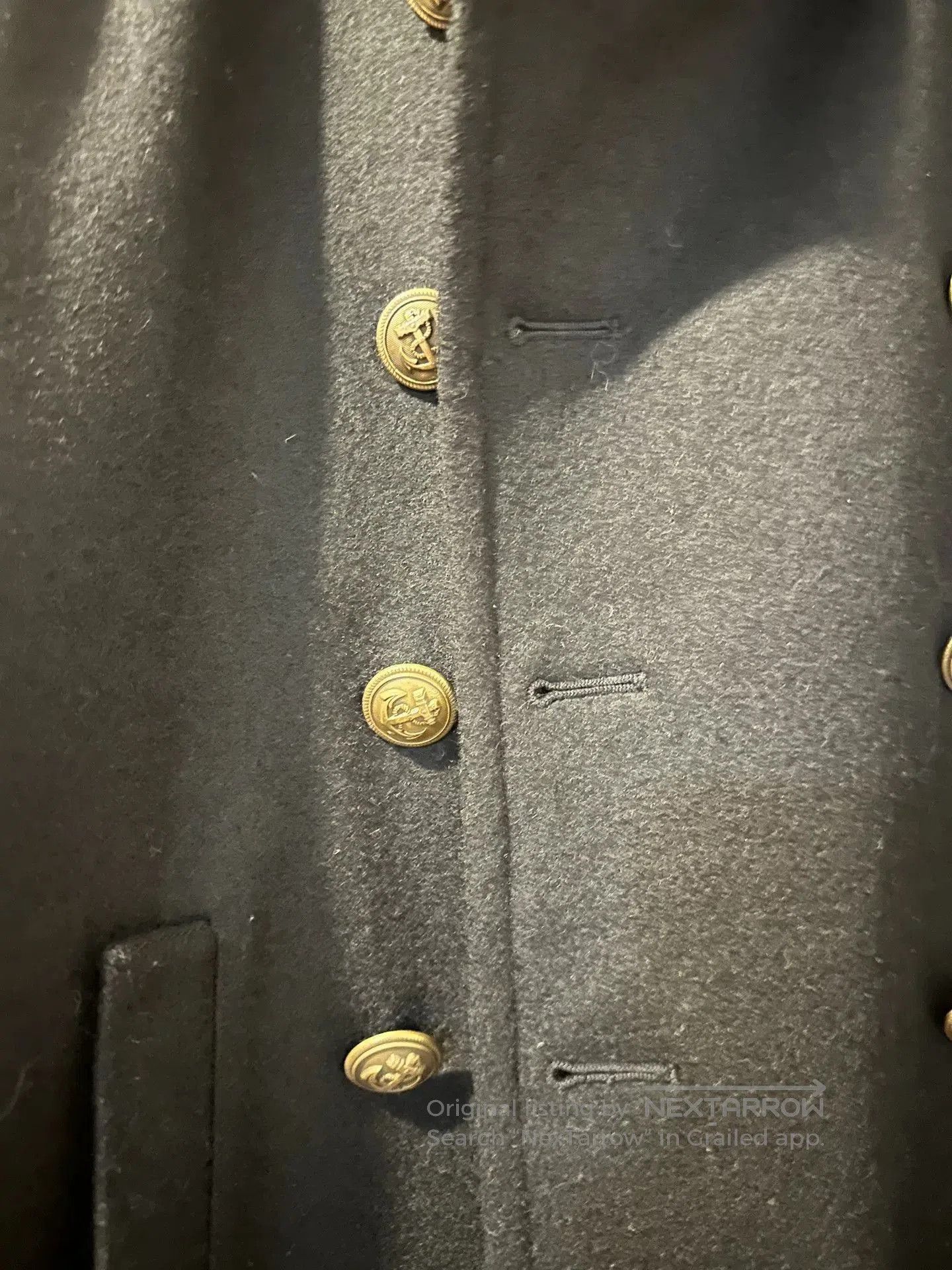 Saint Laurent Paris Saint Laurent 13FW Black Gold Button Jacket. Size US L / EU 52-54 / 3 - 4 Thumbnail