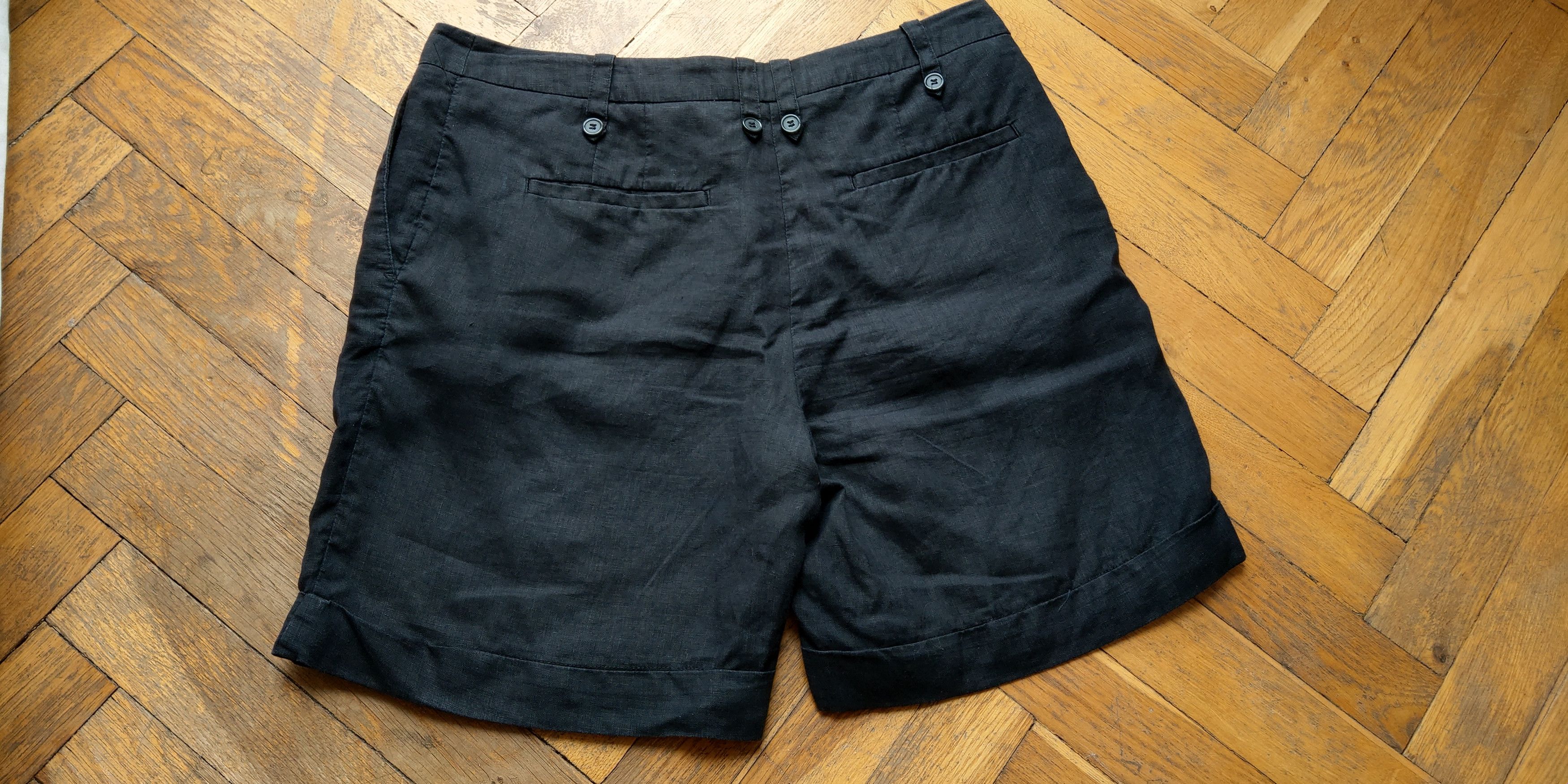 Vintage 100% Linen Goth Shorts Pants Loose Grunge Raver Opium Baggy Size US 32 / EU 48 - 6 Thumbnail