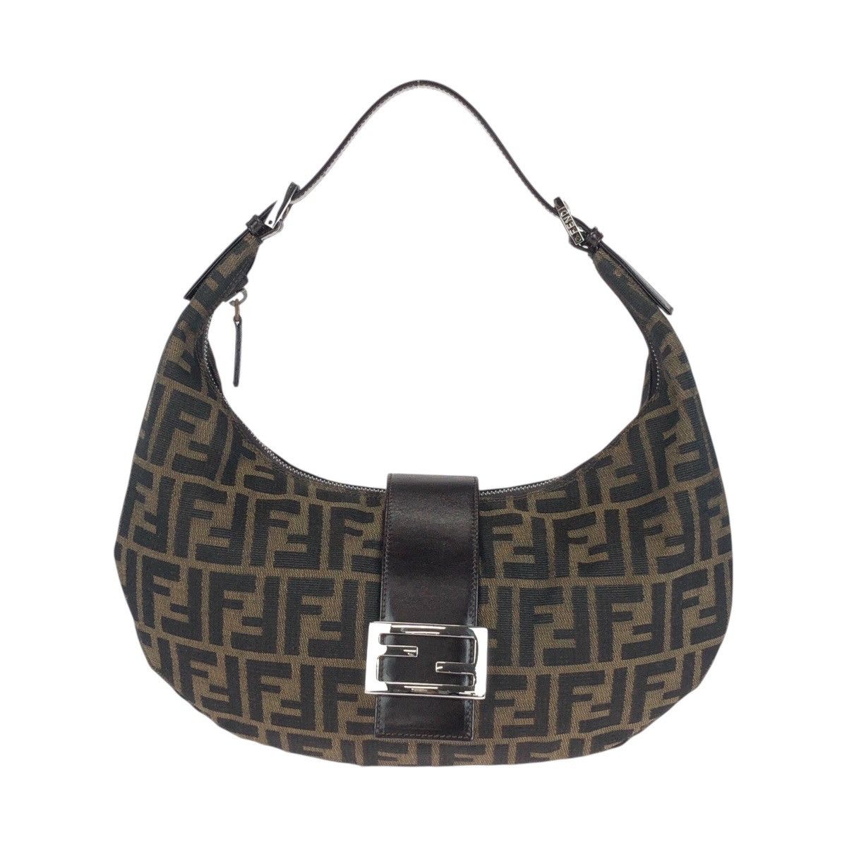 Fendi Fendi Fendi Zucca Canvas Leather 2way Bag Textile Shoulder Bag DUTY FREE for USA Size ONE SIZE - 1 Thumbnail