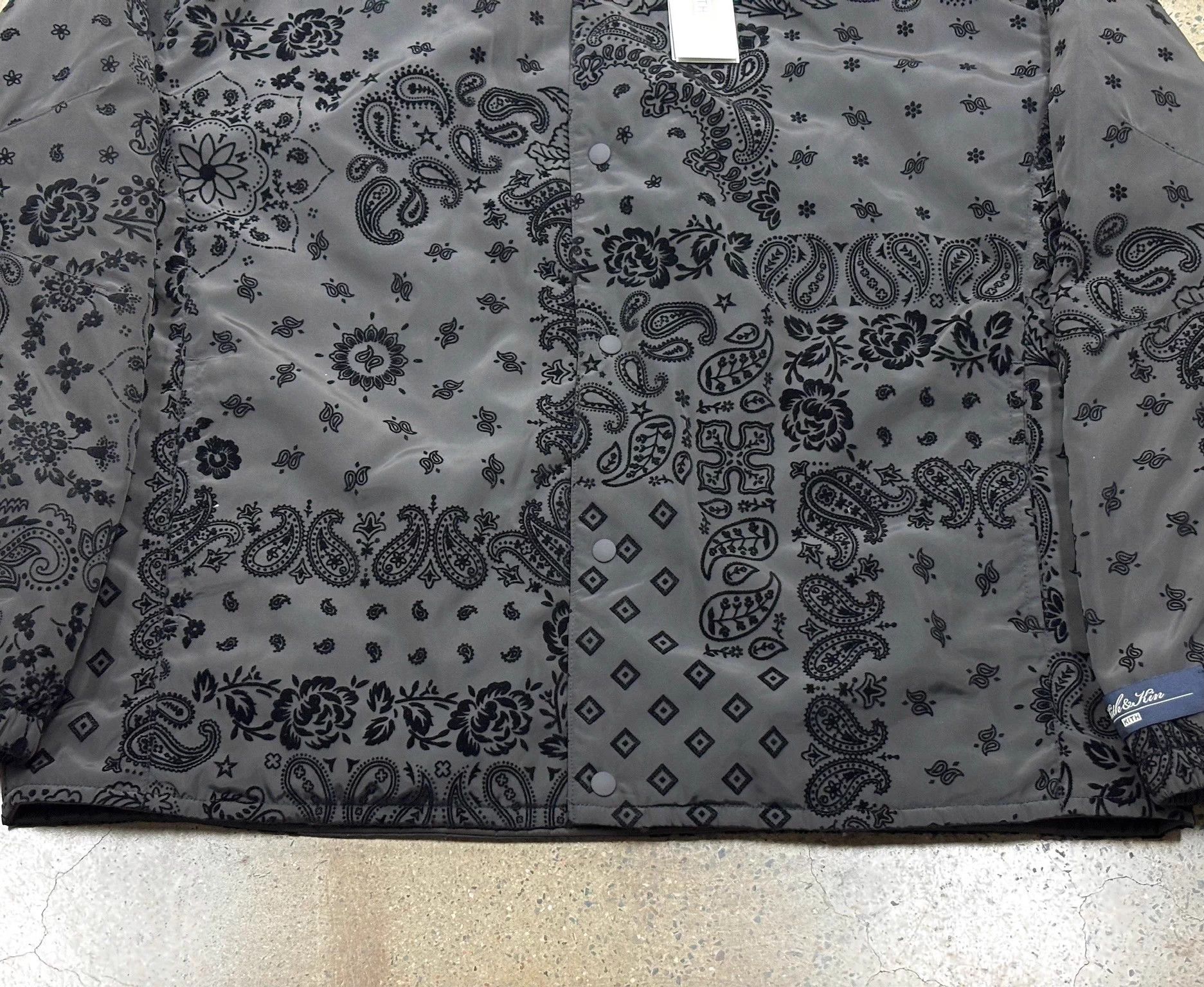 Kith Kith Paisley Quilted Nylon Bomber Jacket M Size US M / EU 48-50 / 2 - 5 Thumbnail