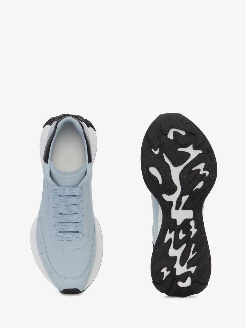 Alexander McQueen o1w1db10925 Sprint Runner in Blue Size US 7.5 / IT 37.5 - 4 Thumbnail