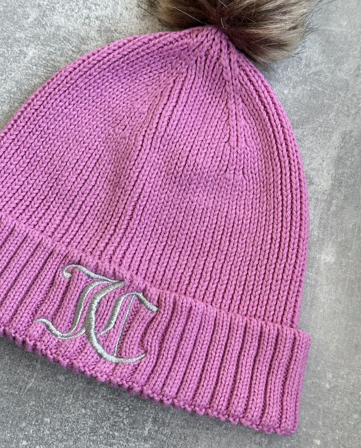 Juicy Couture Juicy Couture Pinky Beanie Hat Knit Y2K Size ONE SIZE - 2 Thumbnail