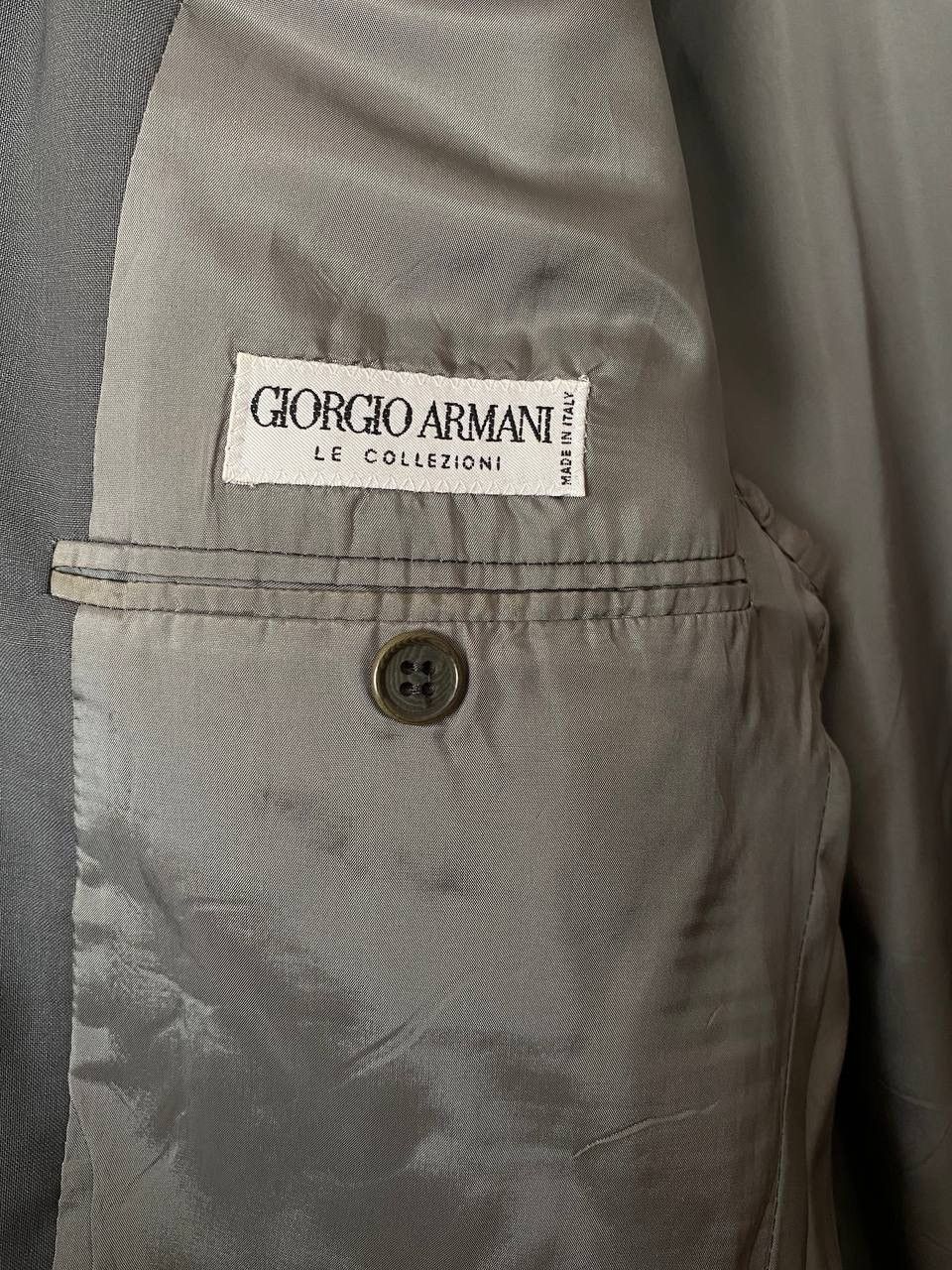 Giorgio Armani Vintage Giorgio Armani Suit Grey Wool Size 46R - 7 Thumbnail