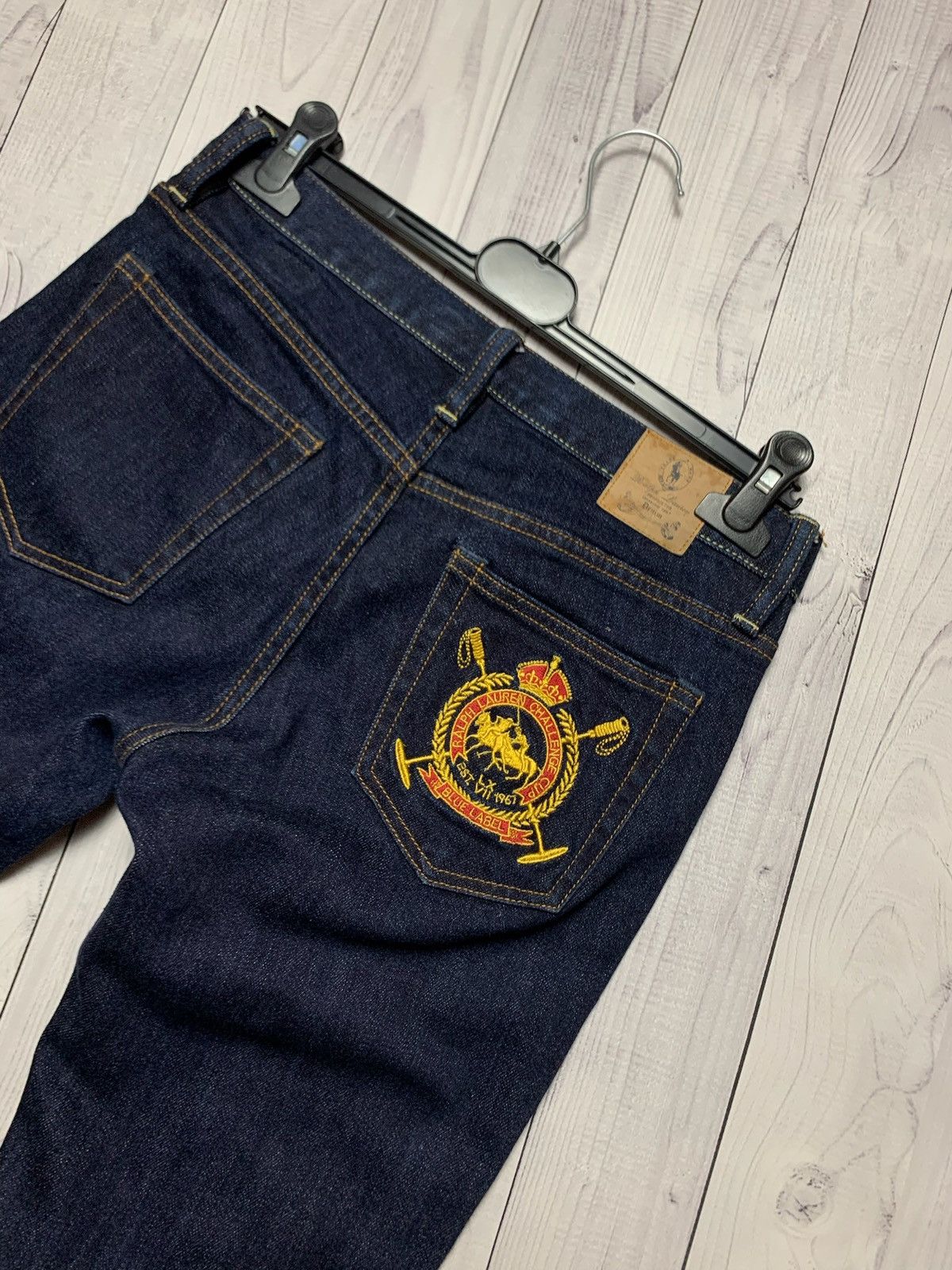 Vintage Polo Ralph Lauren woman’s denim jeans embroidered size 28 Size 28" / US 6 / IT 42 - 2 Thumbnail