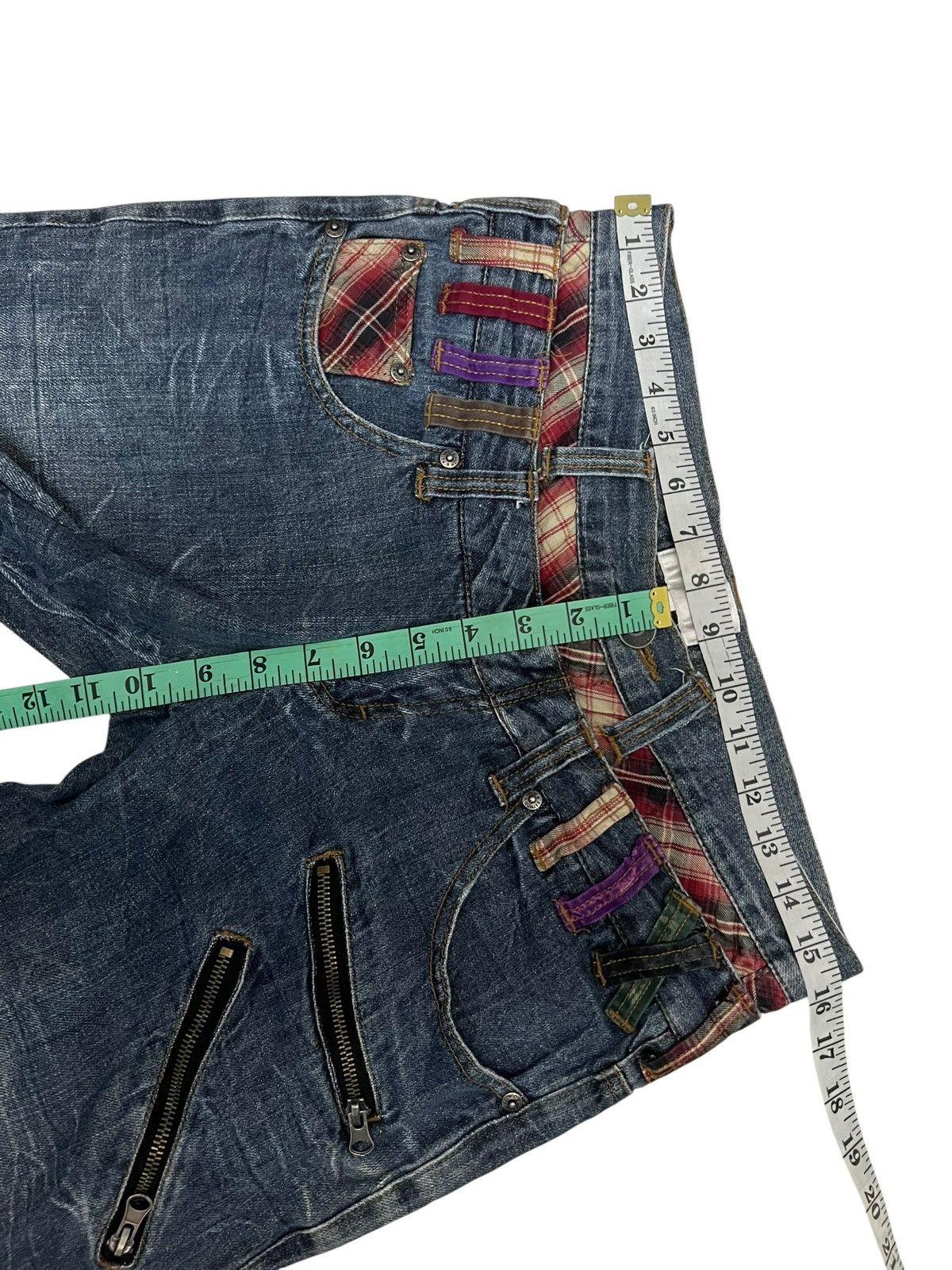 Japanese Brand VINTAGE NYLAUS JAPAN DOUBLE WAIST CLAWMARK JEANS PPFM STYLE Size US 31 - 11 Thumbnail