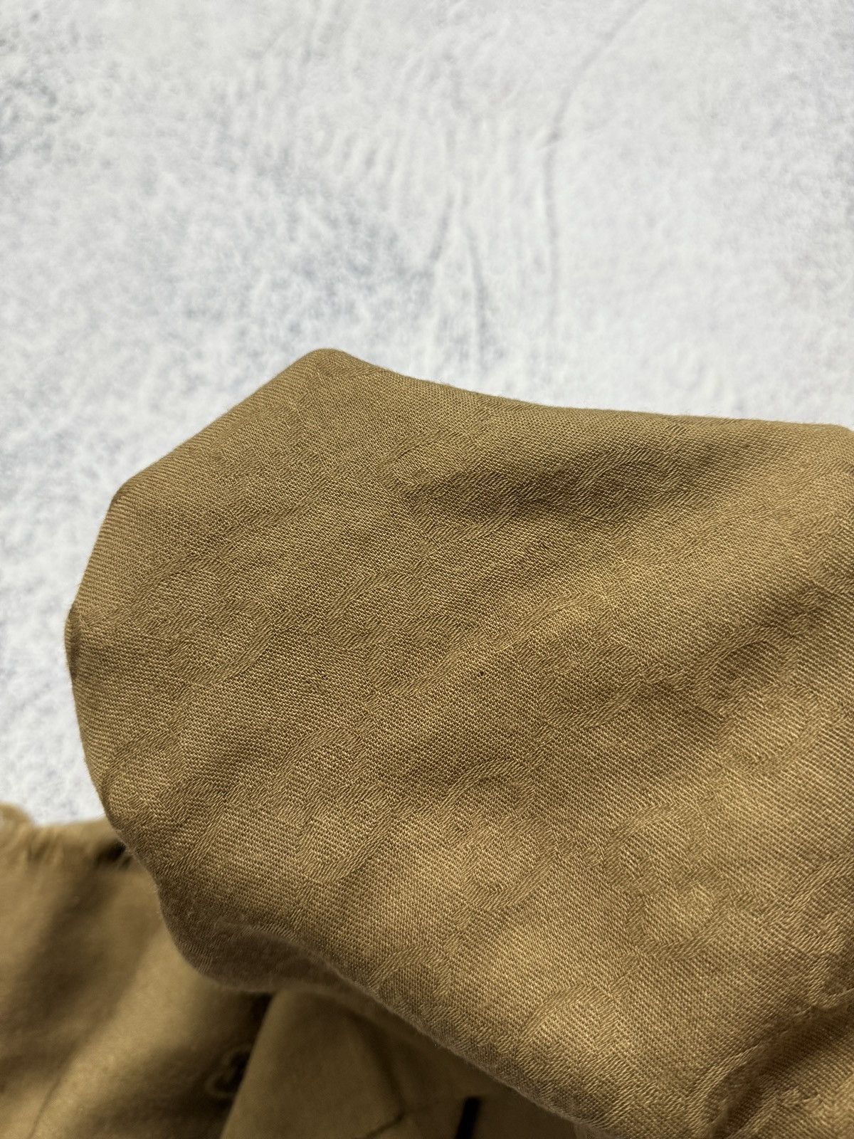 Gucci Gucci Monogram Scarf Wool+Silk Print Logo Size ONE SIZE - 9 Thumbnail