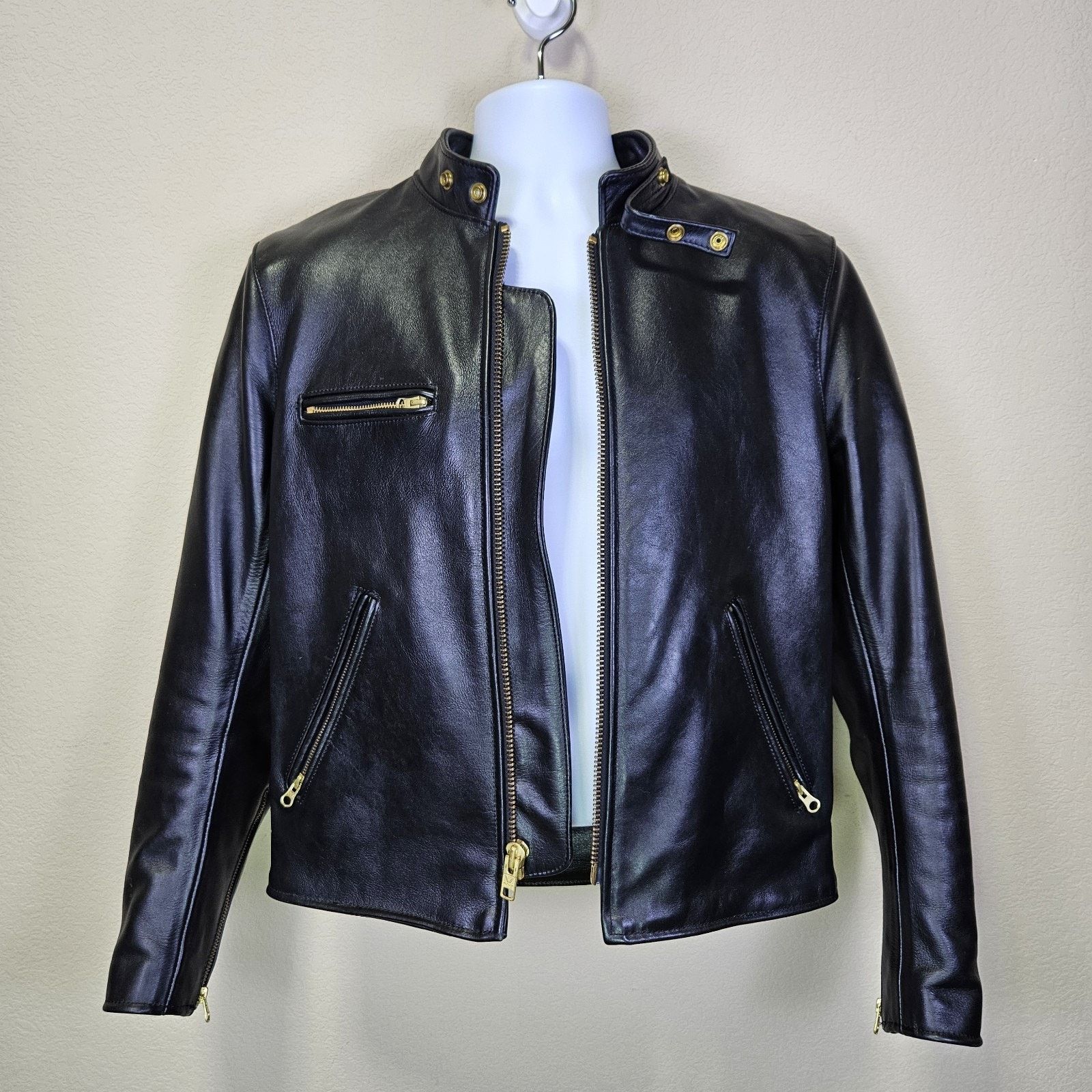 Vanson Leathers Vanson Leathers x Union Garage V7 Motorcycle Jacket Black Size US M / EU 48-50 / 2 - 4 Thumbnail