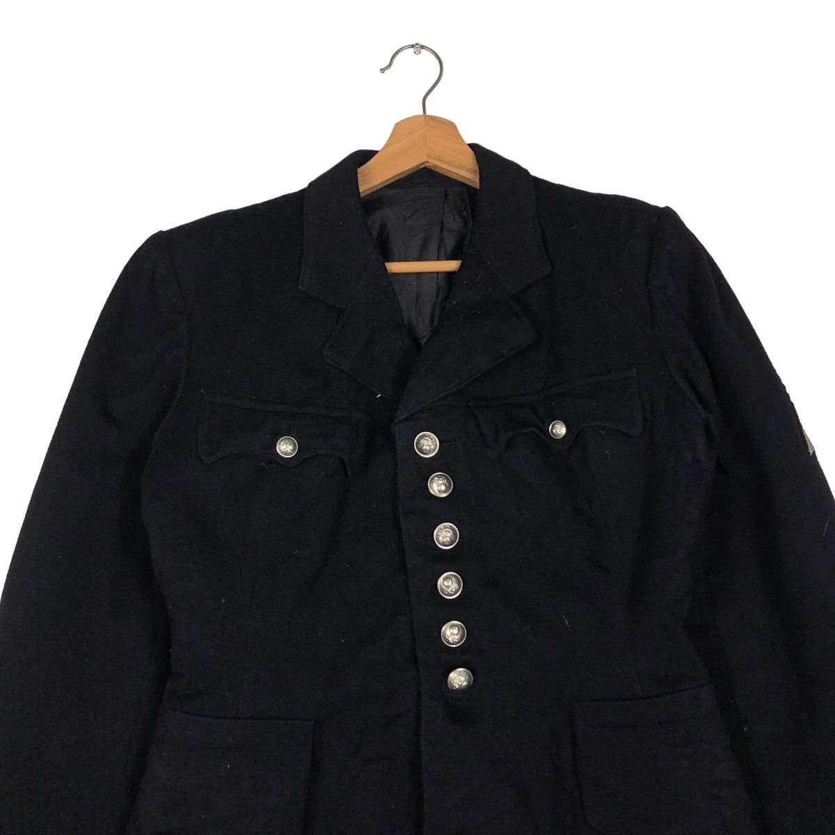 Vintage 🔥TRUE VINTAGE 60’s WOOL BUTTON JACKET MILITARY WEAR ARMY Size US M / EU 48-50 / 2 - 5 Thumbnail