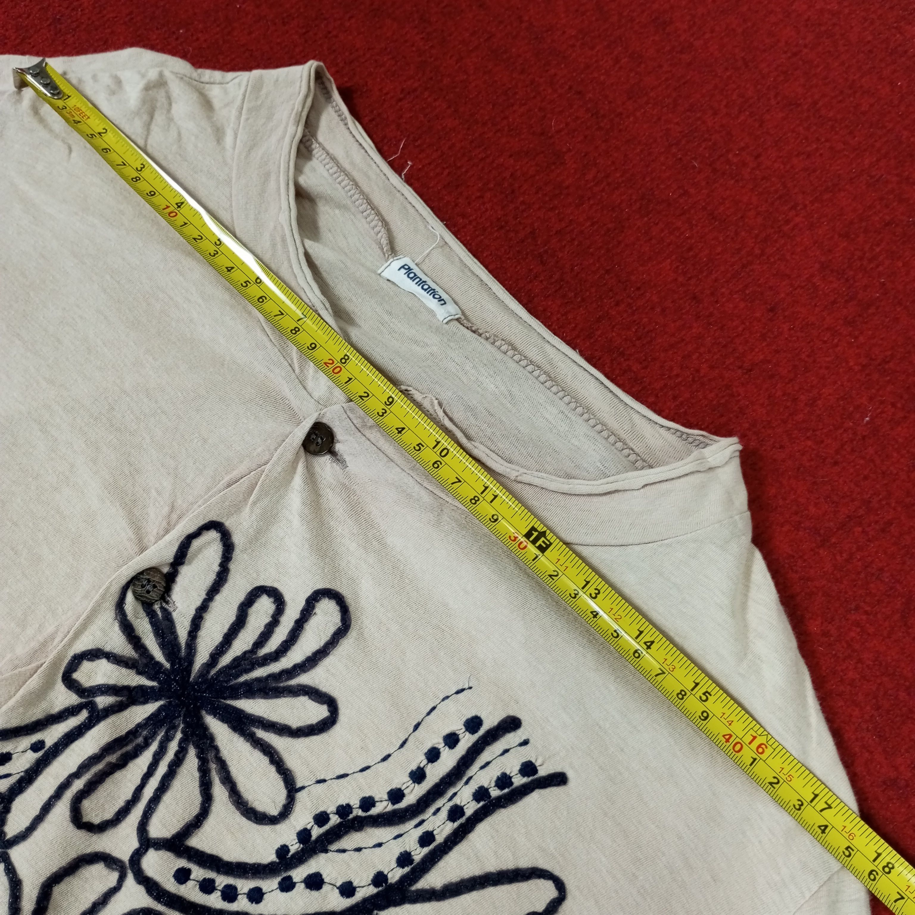 Designer × Issey Miyake × Vintage Plantation By Issey Miyake Japanese Designer Tshirt Size L / US 10 / IT 46 - 10 Thumbnail