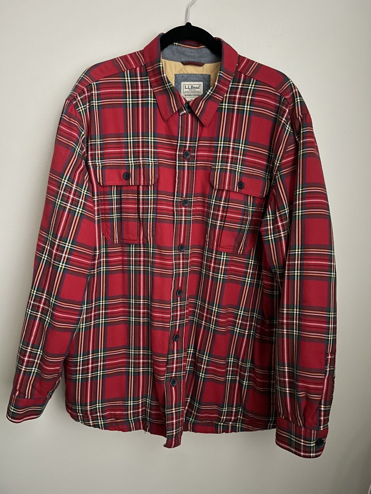 L.L. Bean Vintage L.L. Bean Insulated Western Flannel Shirt Size US XL / EU 56 / 4 - 1 Thumbnail