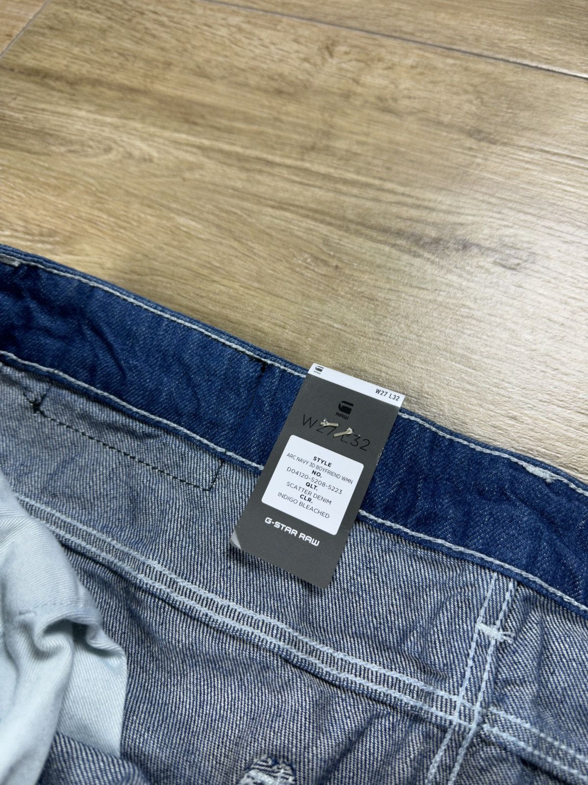 G-Star NEW🏷️ G-Star Raw Arc Navy 3D Boyfriend WMN Denim Jeans Size US 27 - 5 Thumbnail