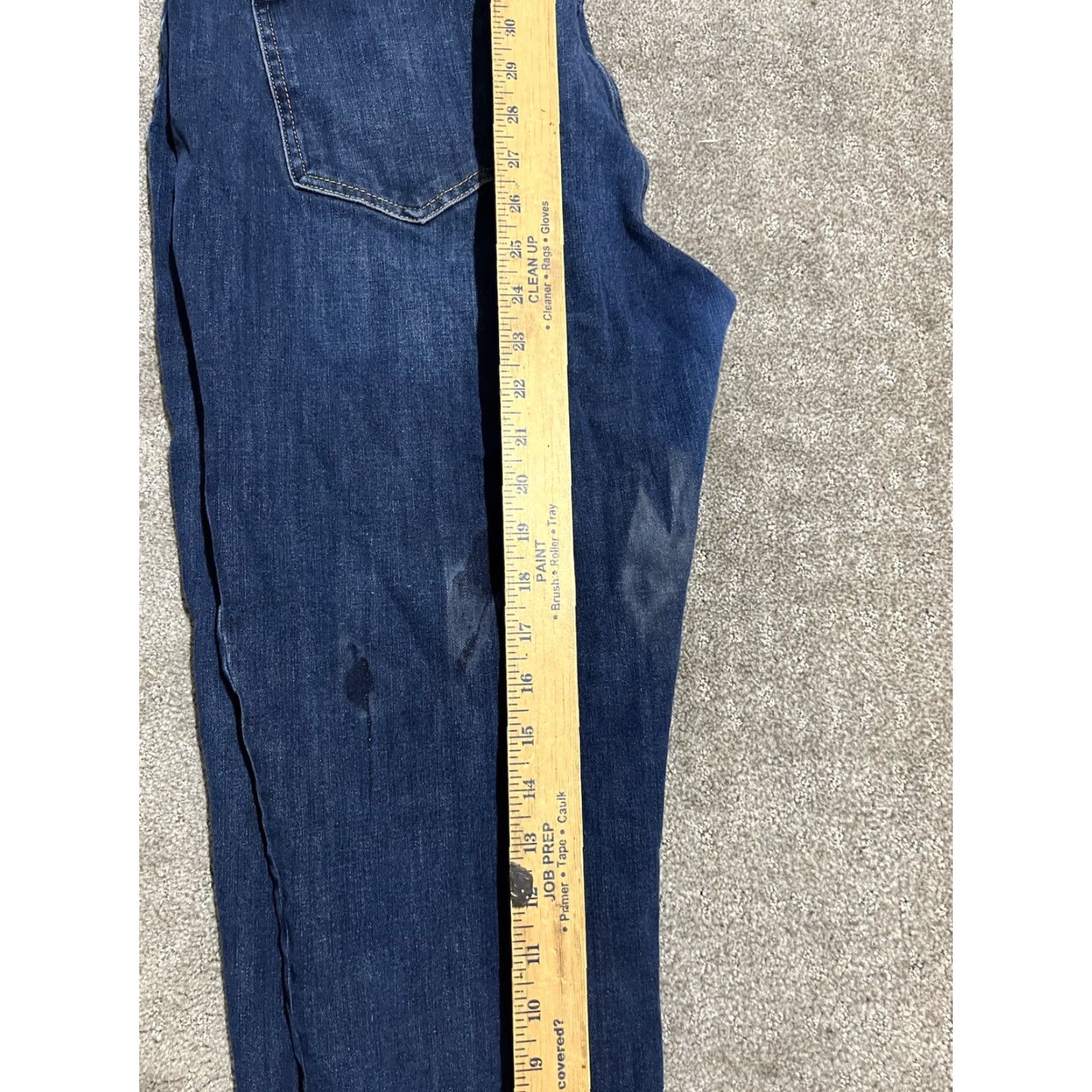Banana Republic VINTAGE Banana Republic Premium Denim Mid-Rise Skinny Jeans Size 33 Raw Hem Women Jeans Slim Blue Cotton Polyester Denin 27in Inseam 8.5-10.5in2025 Size 24" / US 00 / IT 34 - 7 Thumbnail