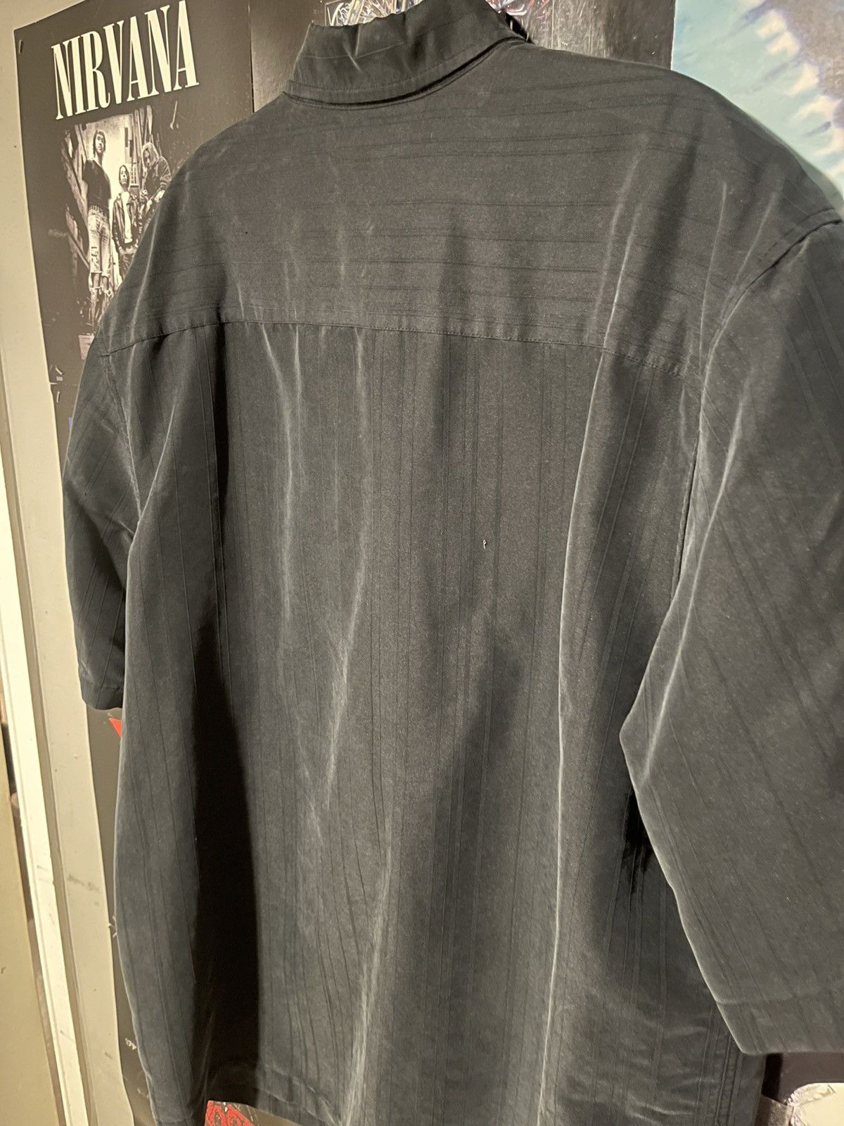 Quicksilver Vintage Y2K 2000’s Quicksilver stripped black button down Size US XL / EU 56 / 4 - 8 Thumbnail