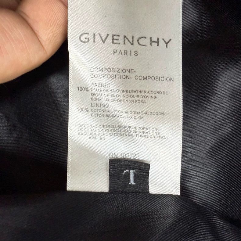 Givenchy Givenchy Men's sheepskin and baseball style leather jacket Size US L / EU 52-54 / 3 - 5 Thumbnail