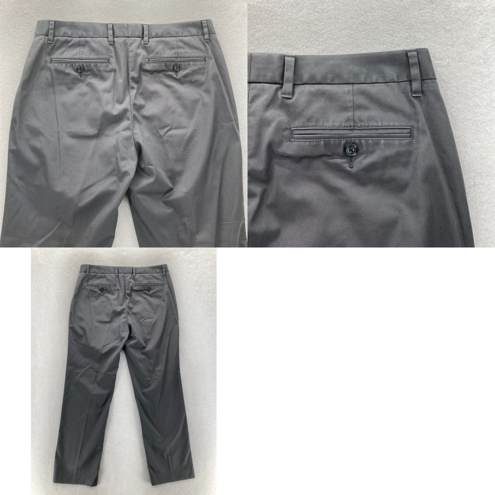 Bonobos Bonobos Friday Pants Mens 33x30 Gray Straight Leg Dress Chino Weekday Warriors Size US 33 - 9 Thumbnail