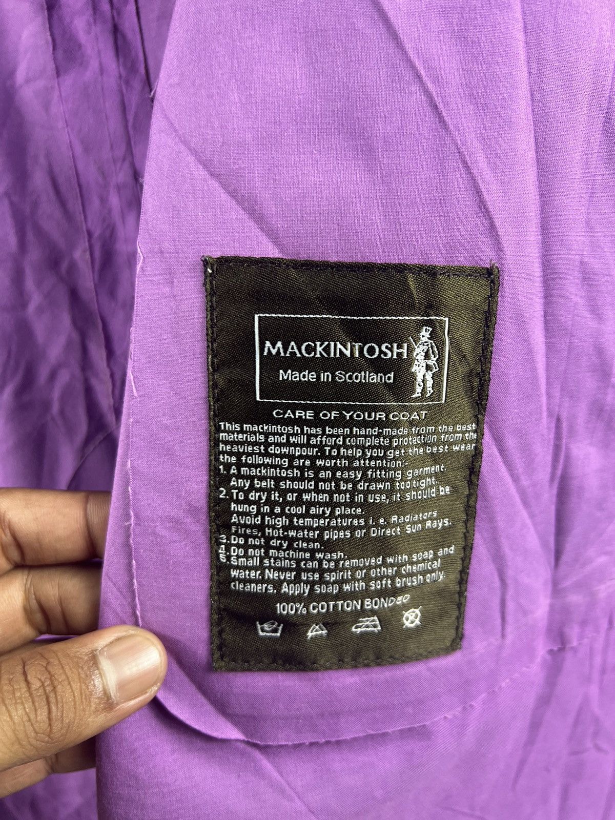 Mackintosh 🔥 Mackintosh Scotland Rubber Proofed Size S / US 4 / IT 40 - 8 Thumbnail