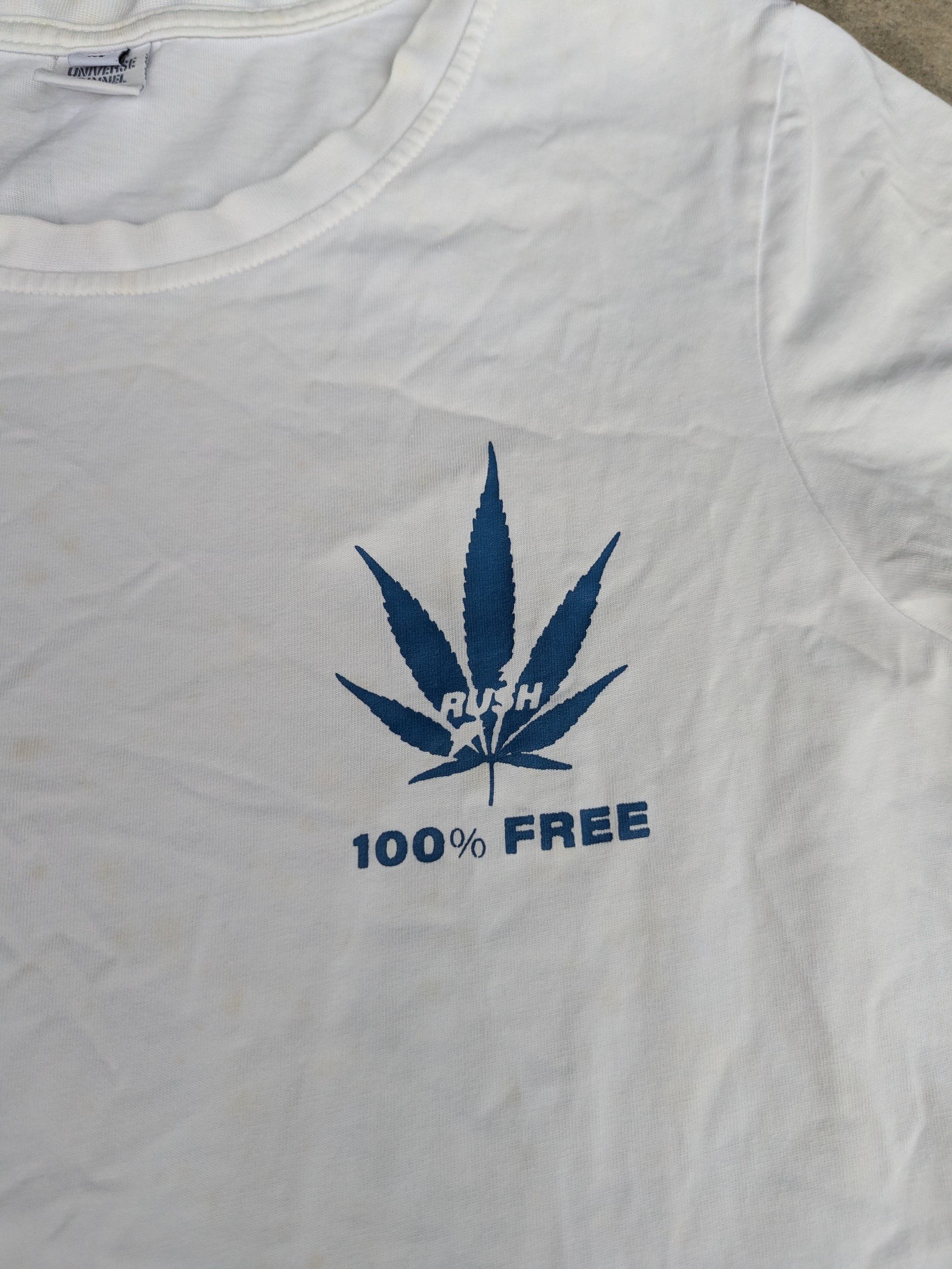 Japanese Brand Vintage Universe Funnel Marijuana T Shirt Size US S / EU 44-46 / 1 - 8 Thumbnail
