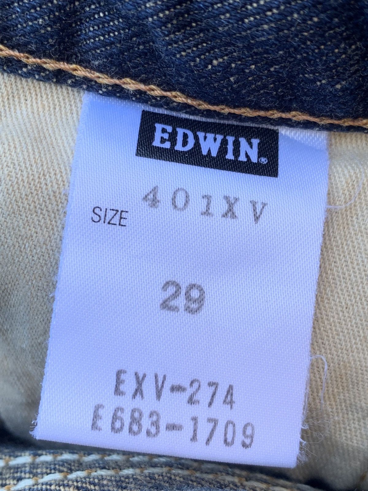 Edwin 𝗙𝗟𝗔𝗥𝗘 EDWIN EXCLUSIVE VINTAGE MODEL XV. (20) Size US 30 / EU 46 - 5 Thumbnail