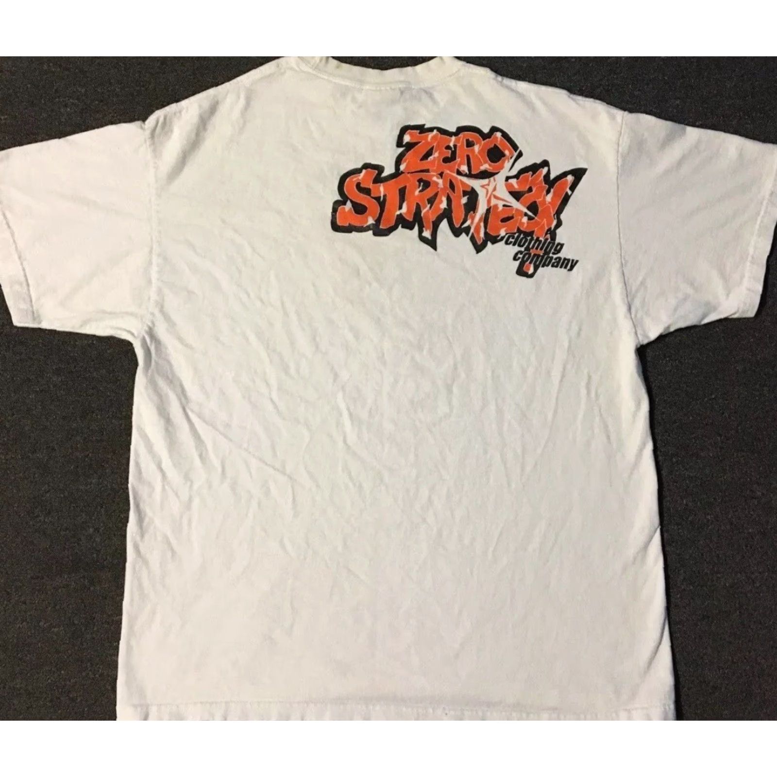 JNCO VINTAGE Let Em Hate Zero Strategy Faded Shirt XL Graffiti Size US XL / EU 56 / 4 - 2 Thumbnail