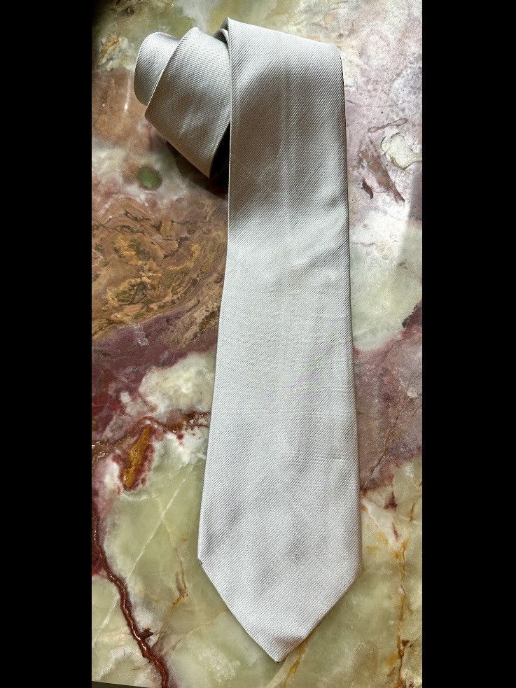 Battistoni VINTAGE 1980s BATTISTONI ROMA for BONWIT TELLER TIE SILVER Size ONE SIZE - 1 Thumbnail