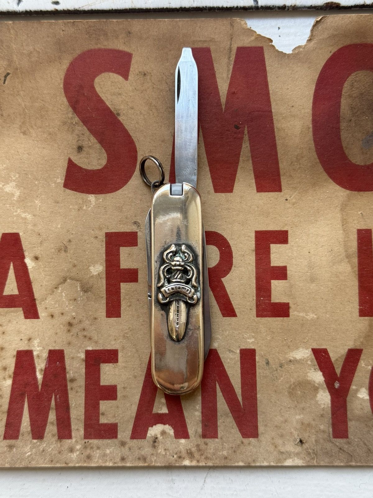 Chrome Hearts 🚭CHROME GRAIL🚭.925 SILVER DAGGER POCKET KNIFE MULTI TOOL Size ONE SIZE - 10 Thumbnail