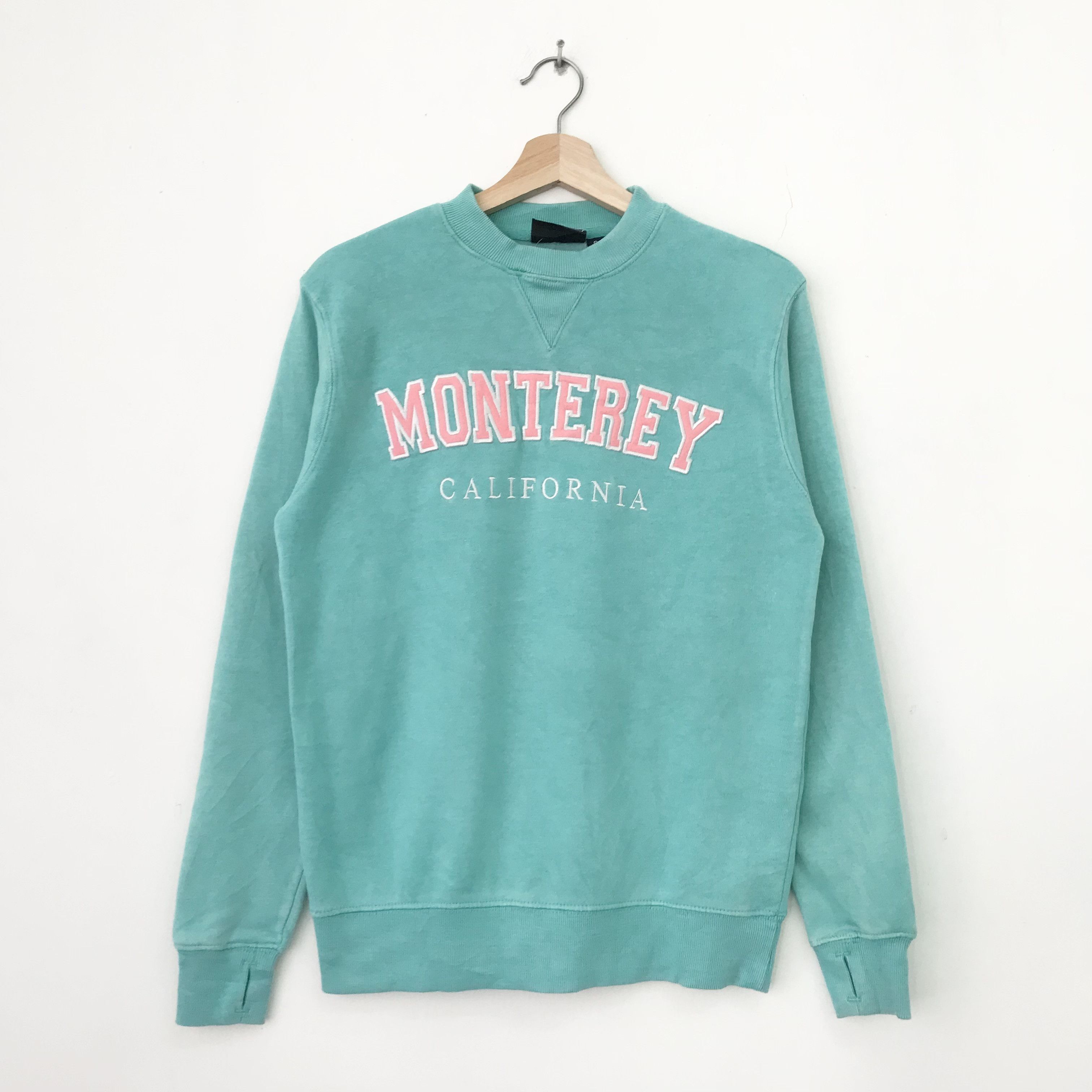 Vintage Vintage Monterey California Green Sweatshirt - 323 Size US S / EU 44-46 / 1 - 1 Thumbnail