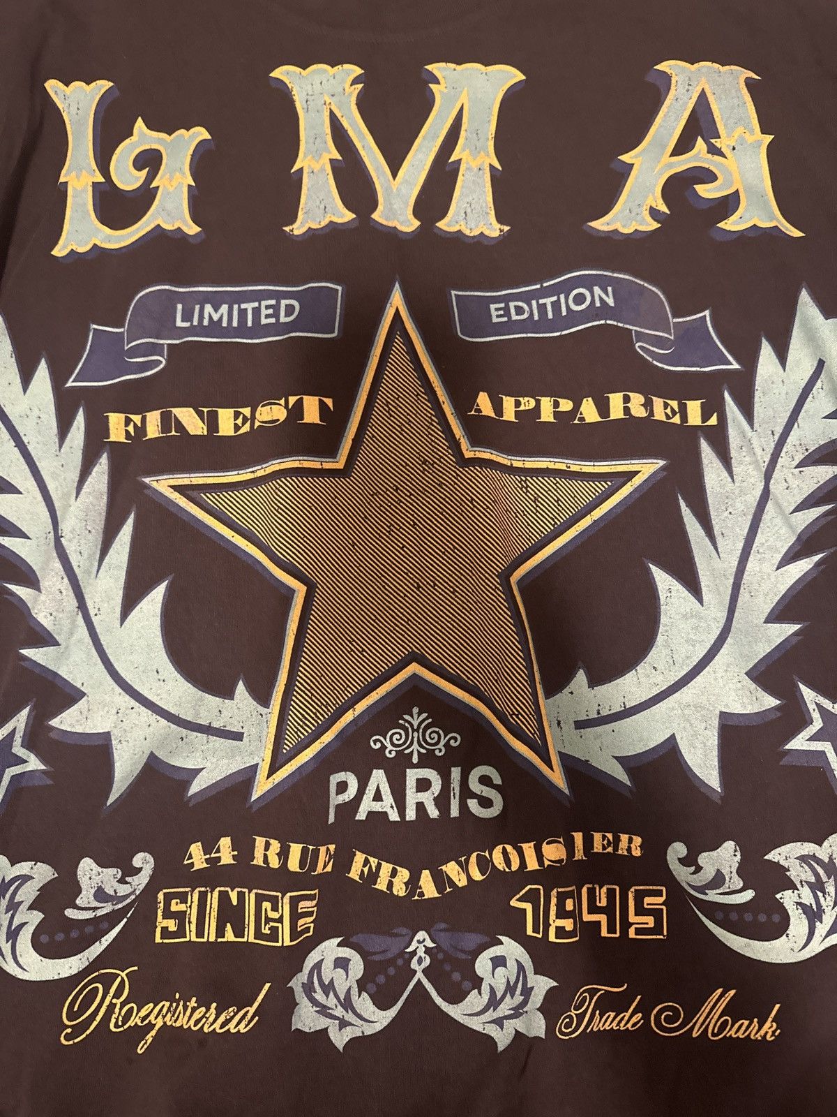 Balmain Western-style print cotton T-shirt Size US S / EU 44-46 / 1 - 2 Thumbnail