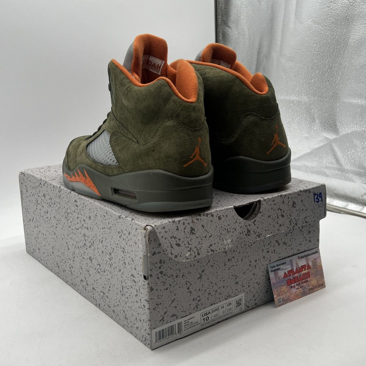 Jordan Brand Air Jordan 5 Olive Size US 10 / EU 43 - 4 Thumbnail