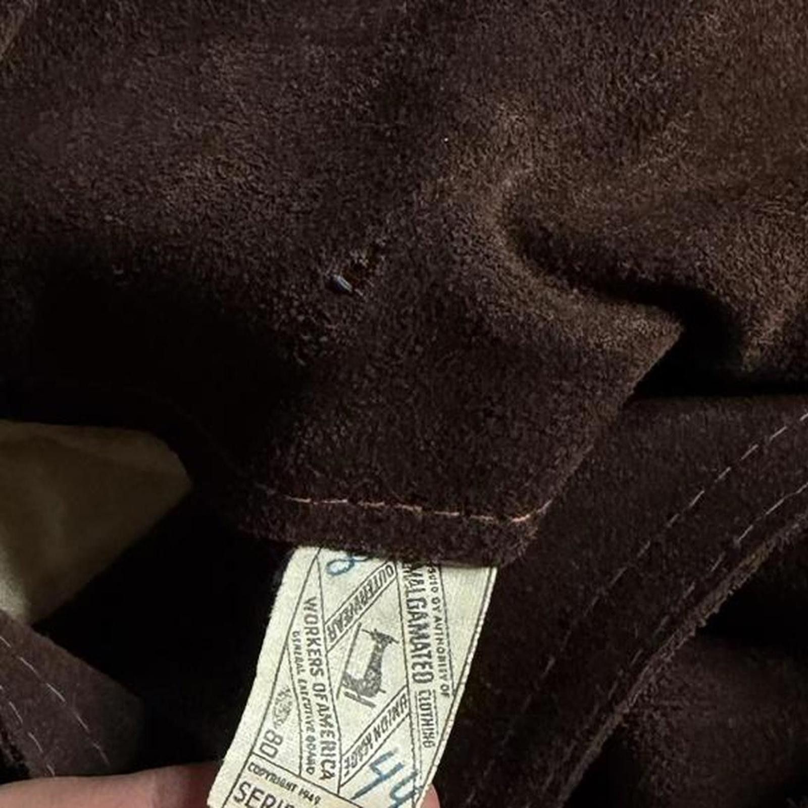 McGregor Vintage McGregor Brown suede Leather Coat Size US L / EU 52-54 / 3 - 3 Thumbnail
