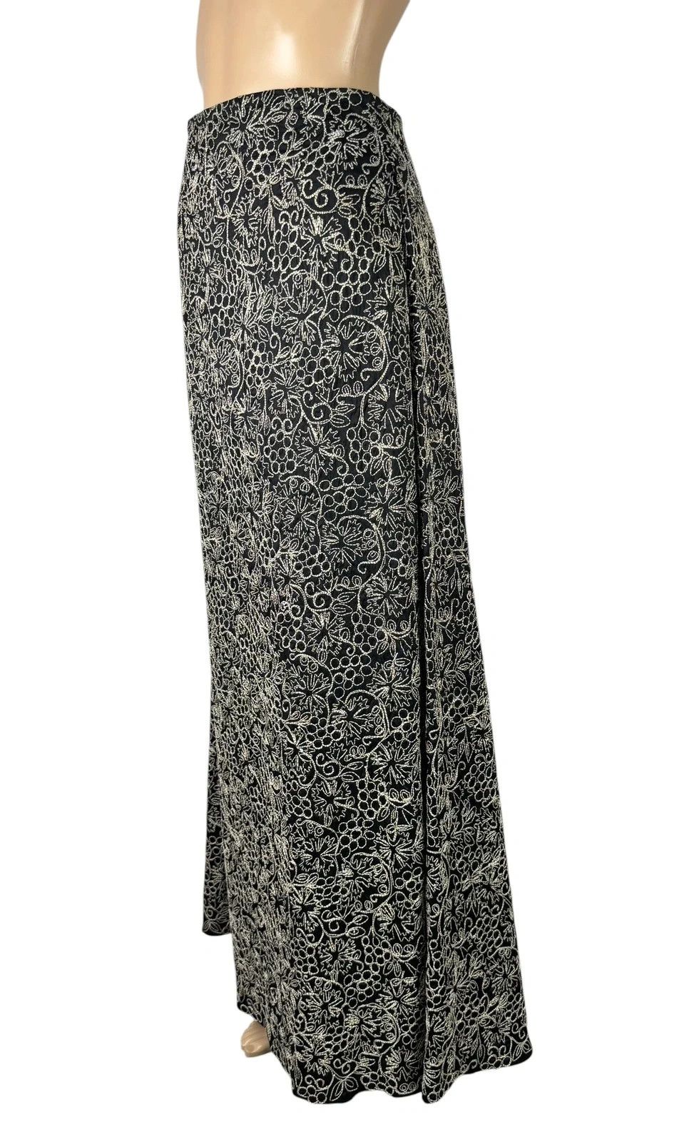 Annette Gortz Annette Gortz Galan Maxi Skirt Embroidered Silk size 36 Size 26" / US 2 / IT 38 - 3 Thumbnail