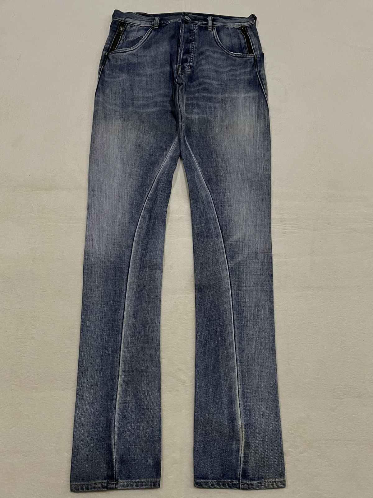 Japanese Brand Vintage Rna Inc. Skinny Madwush Faded Denim Jeans Size US 32 / EU 48 - 1 Thumbnail